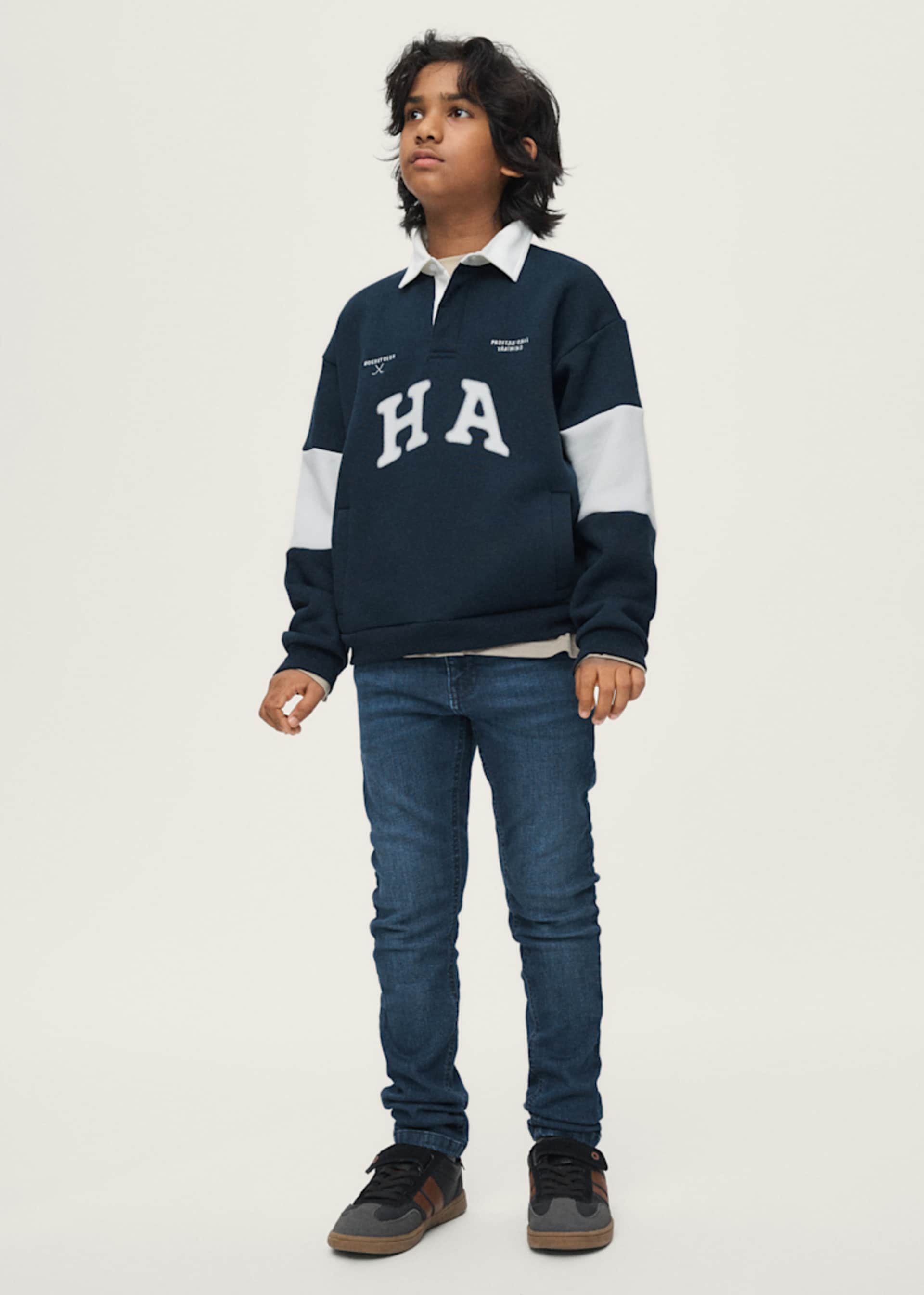 Calças ganga slim fit rapaz