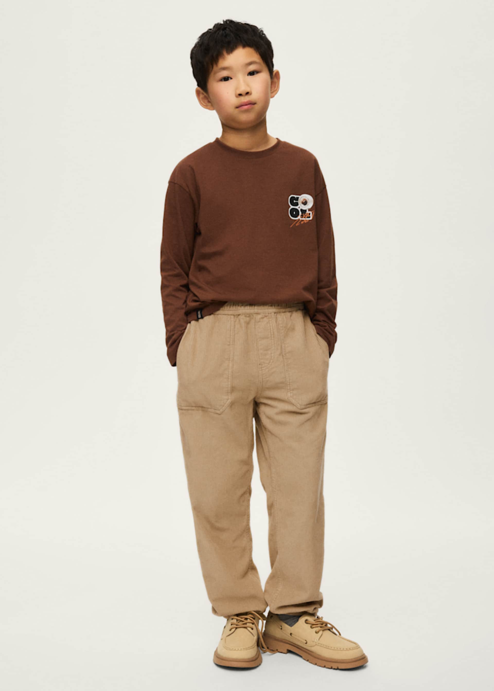 Pantalone velluto a costine ragazzo