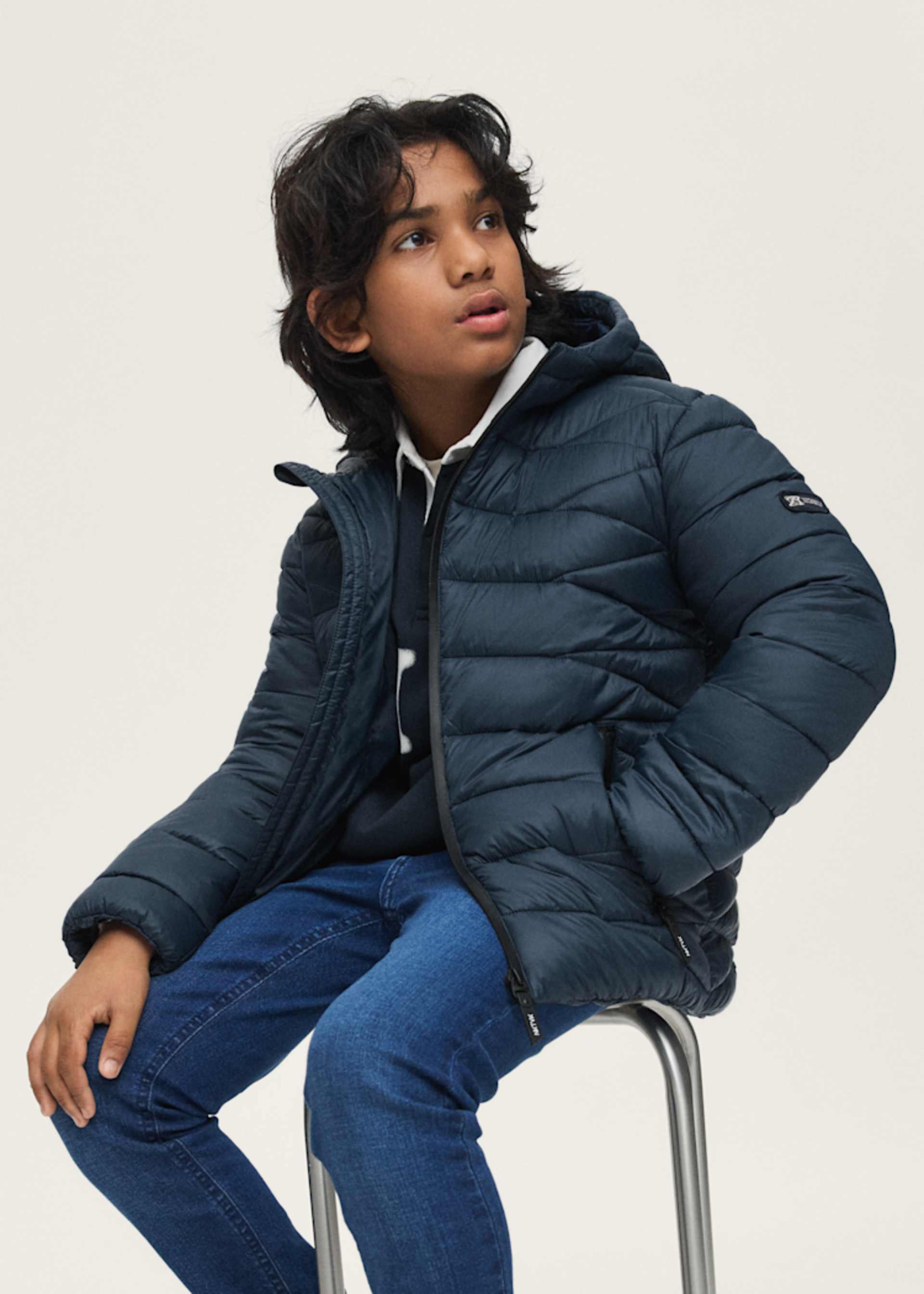 Boy Lightweight Quilted Puffer Jacket