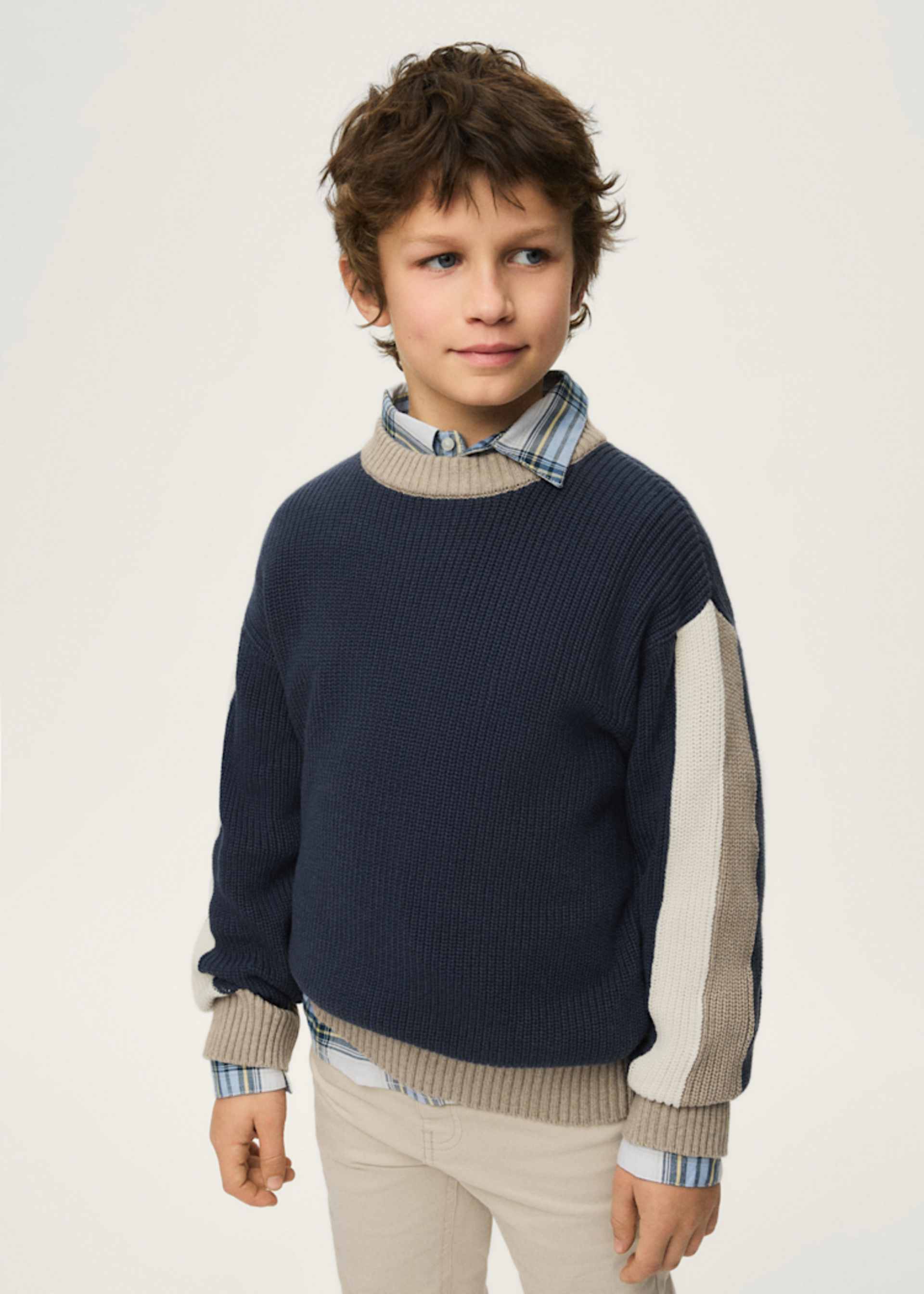 Pullover Streifen Teenager Jungen