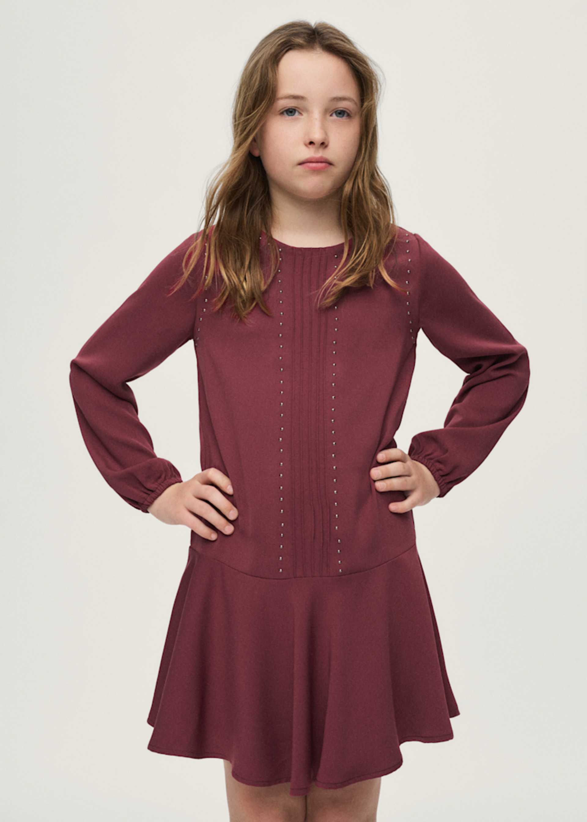 Vestido tachas rapariga