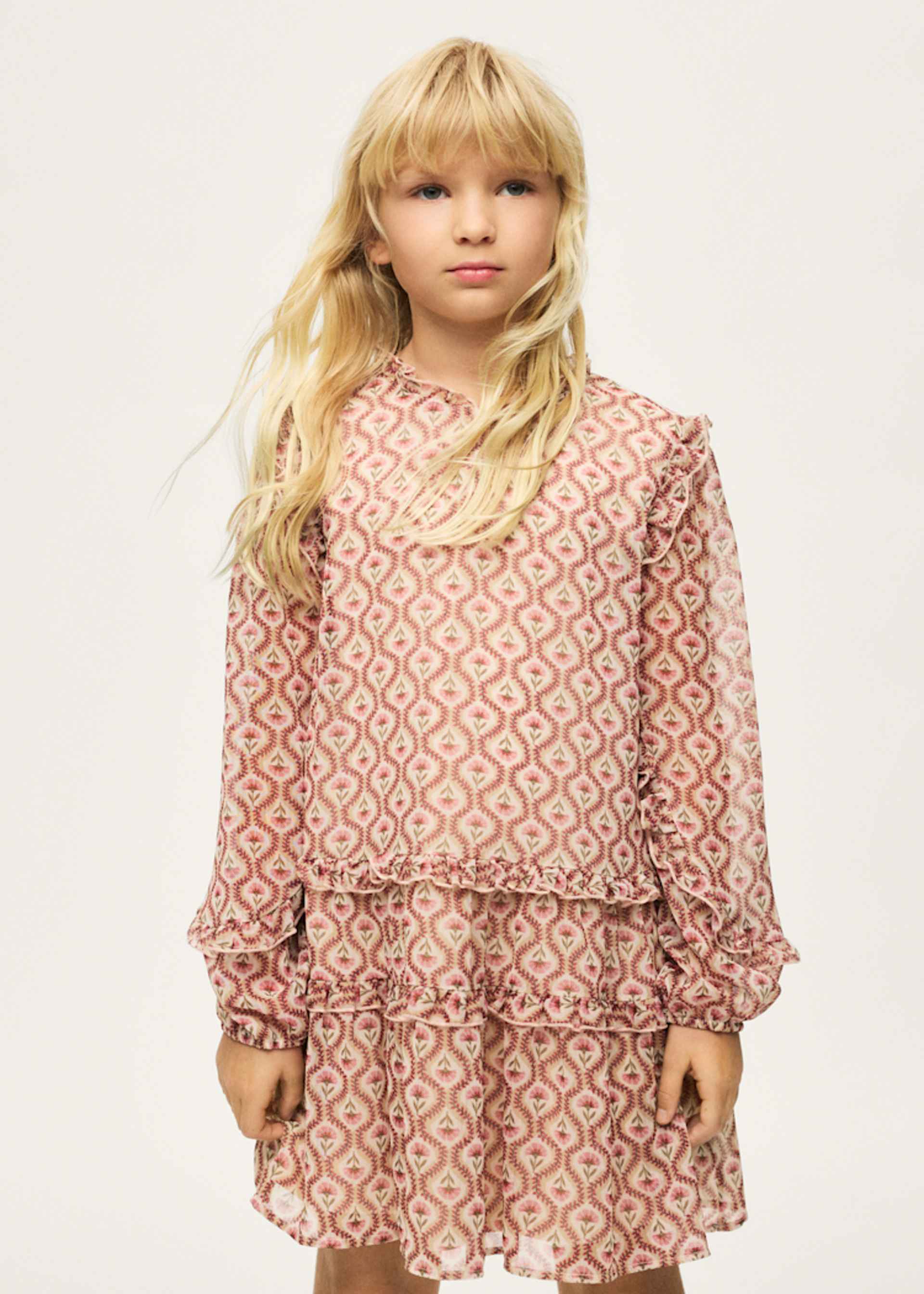 Bambula-Kleid Printdesign Teenager Mädchen Bambula-Kleid Printdesign Teenager Mädchen