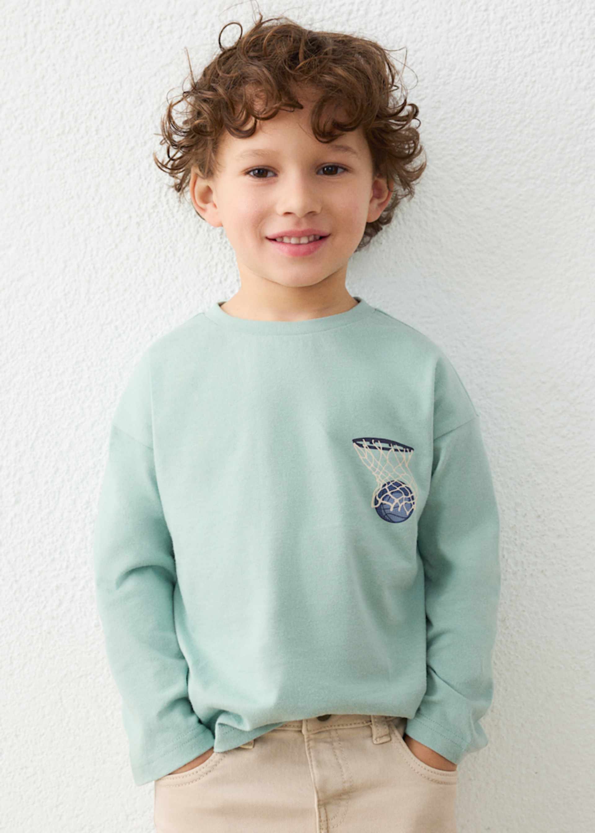 Camisola serigrafia costas menino