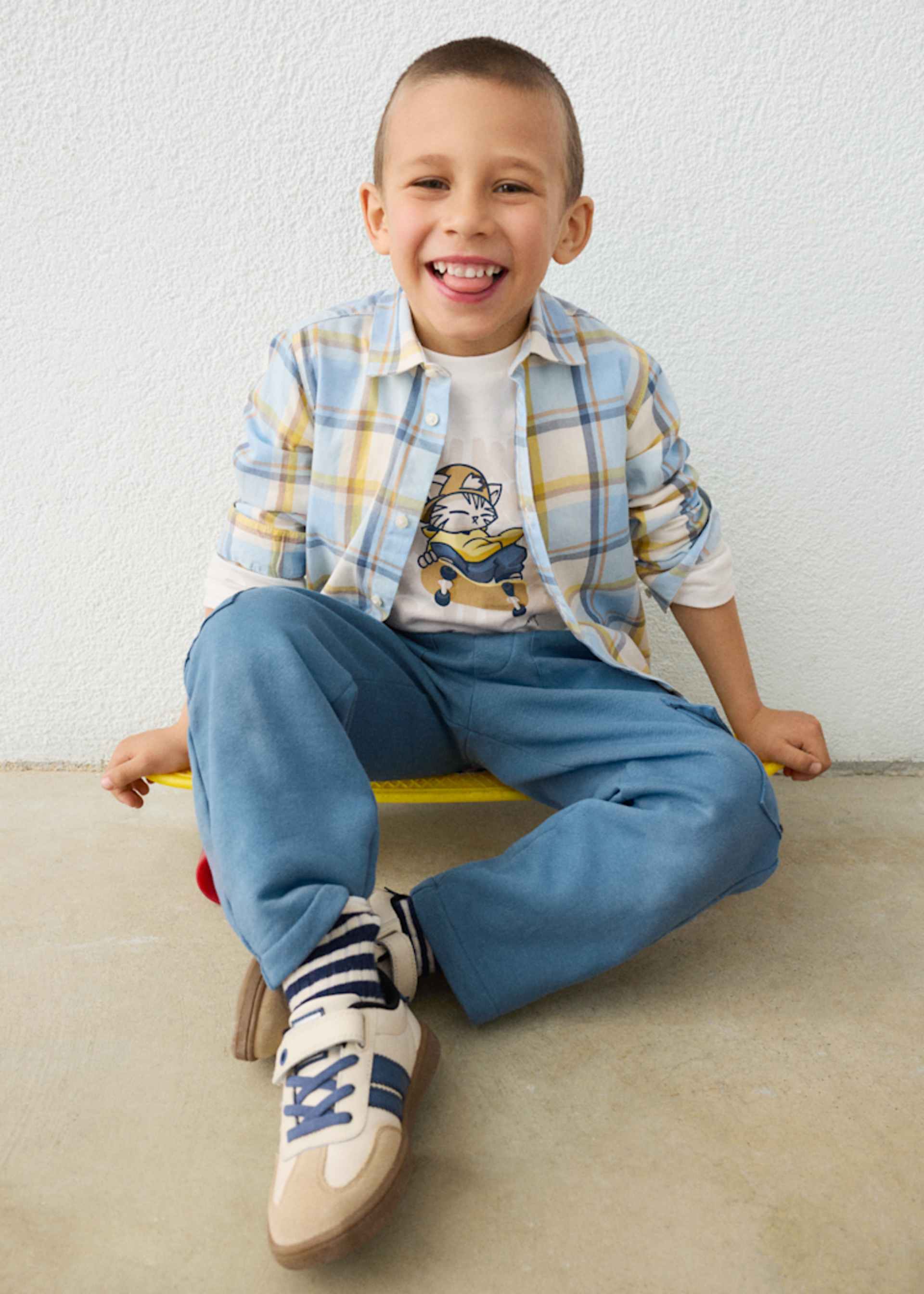 Camicia quadri bambino