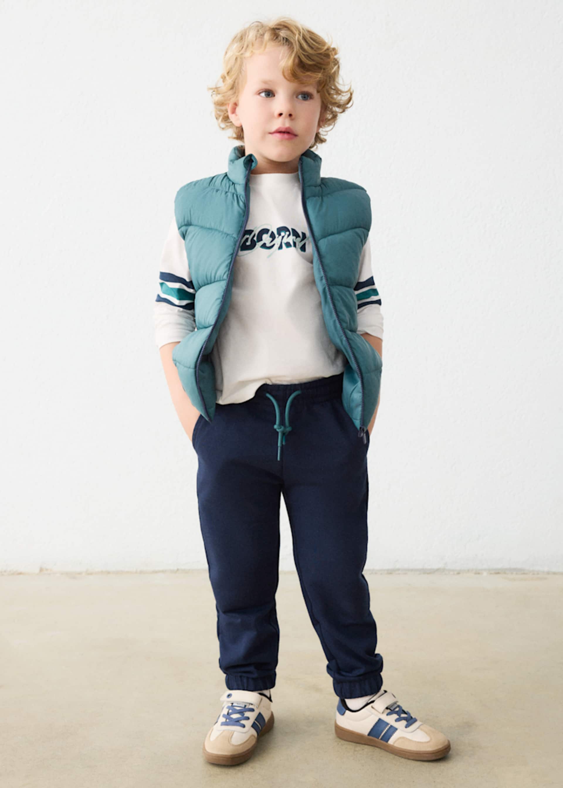 Boys 3-piece set vest and tracksuit