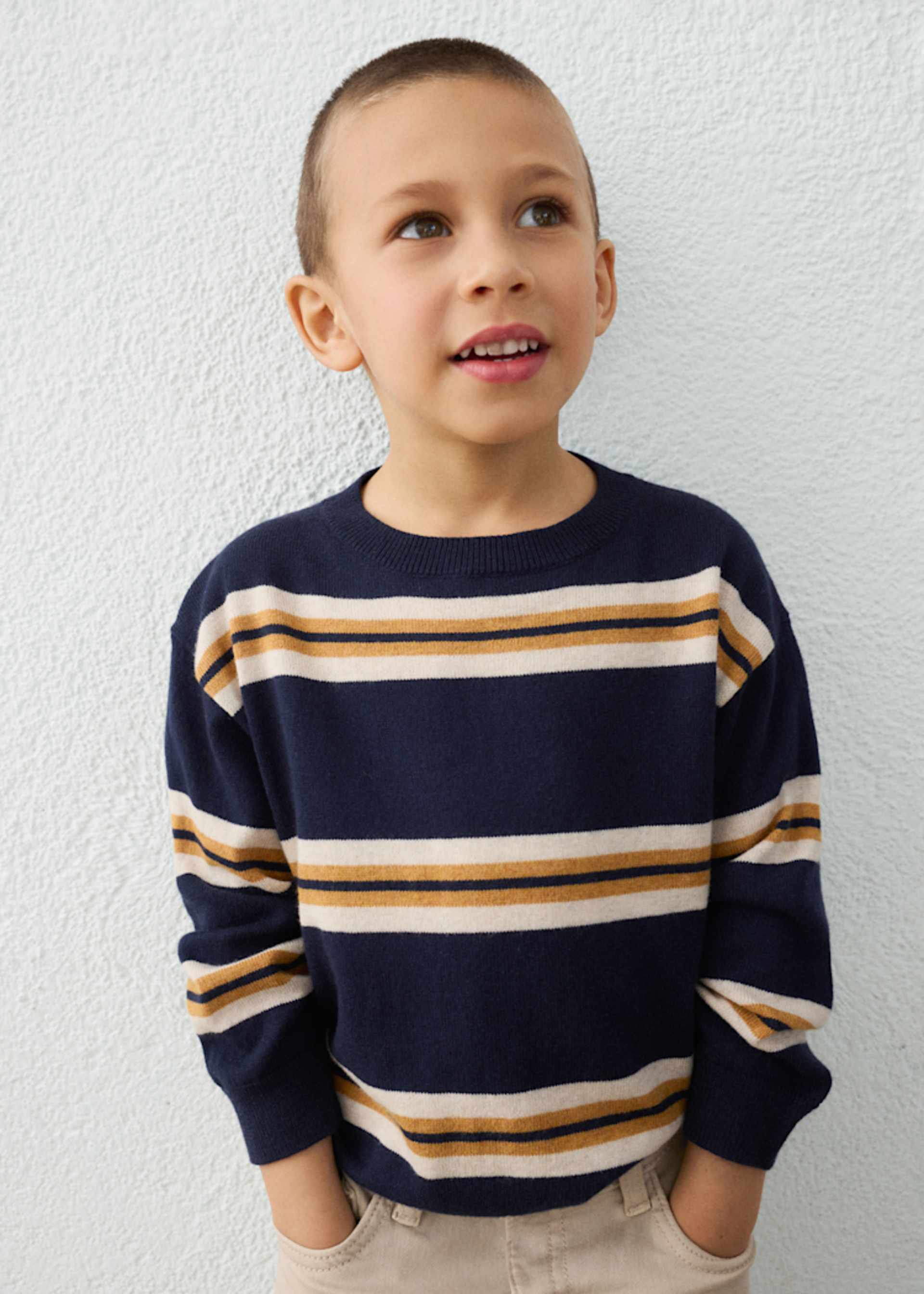 Pull rayé garçon