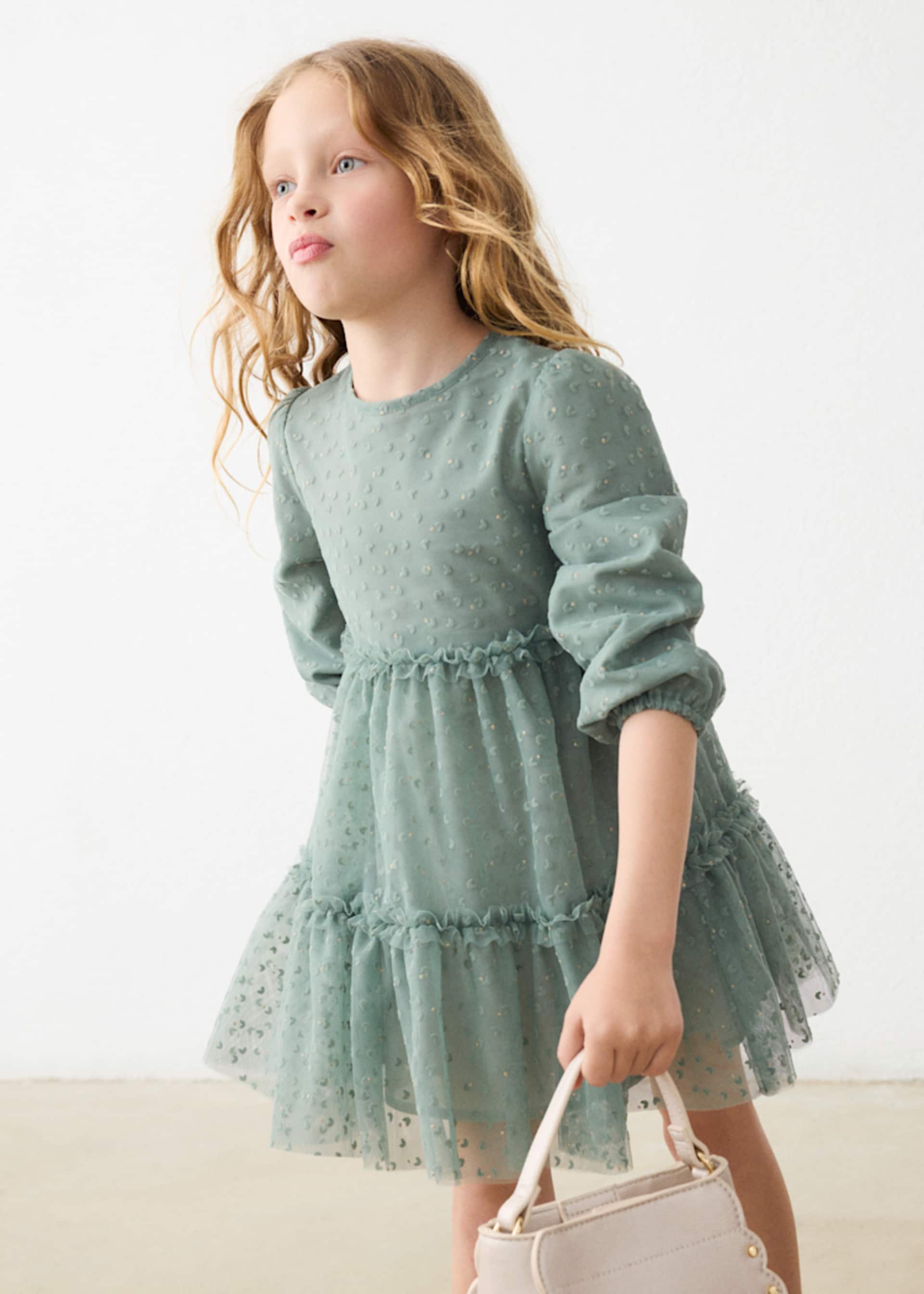 Vestido tule menina
