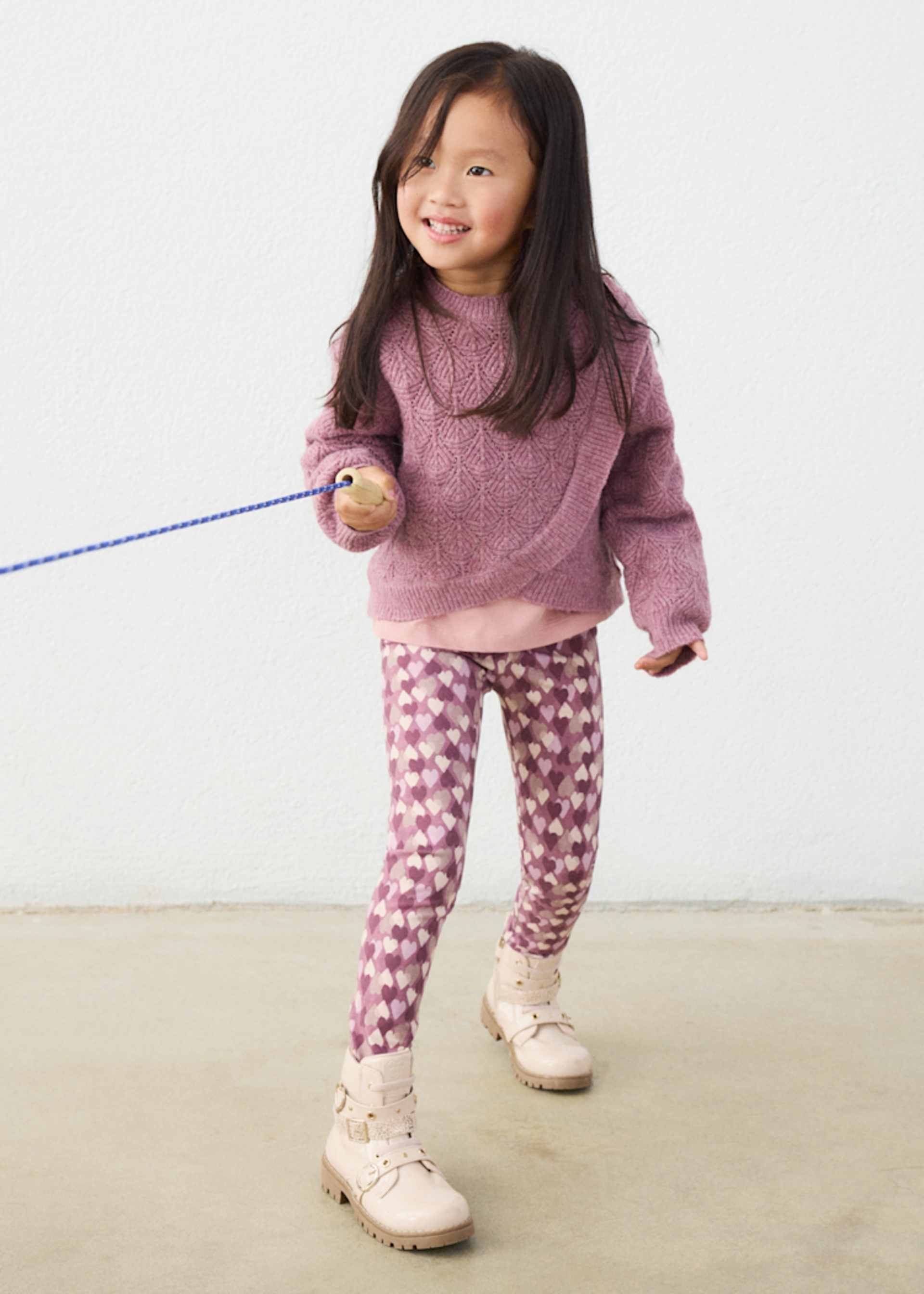 Girl print leggings