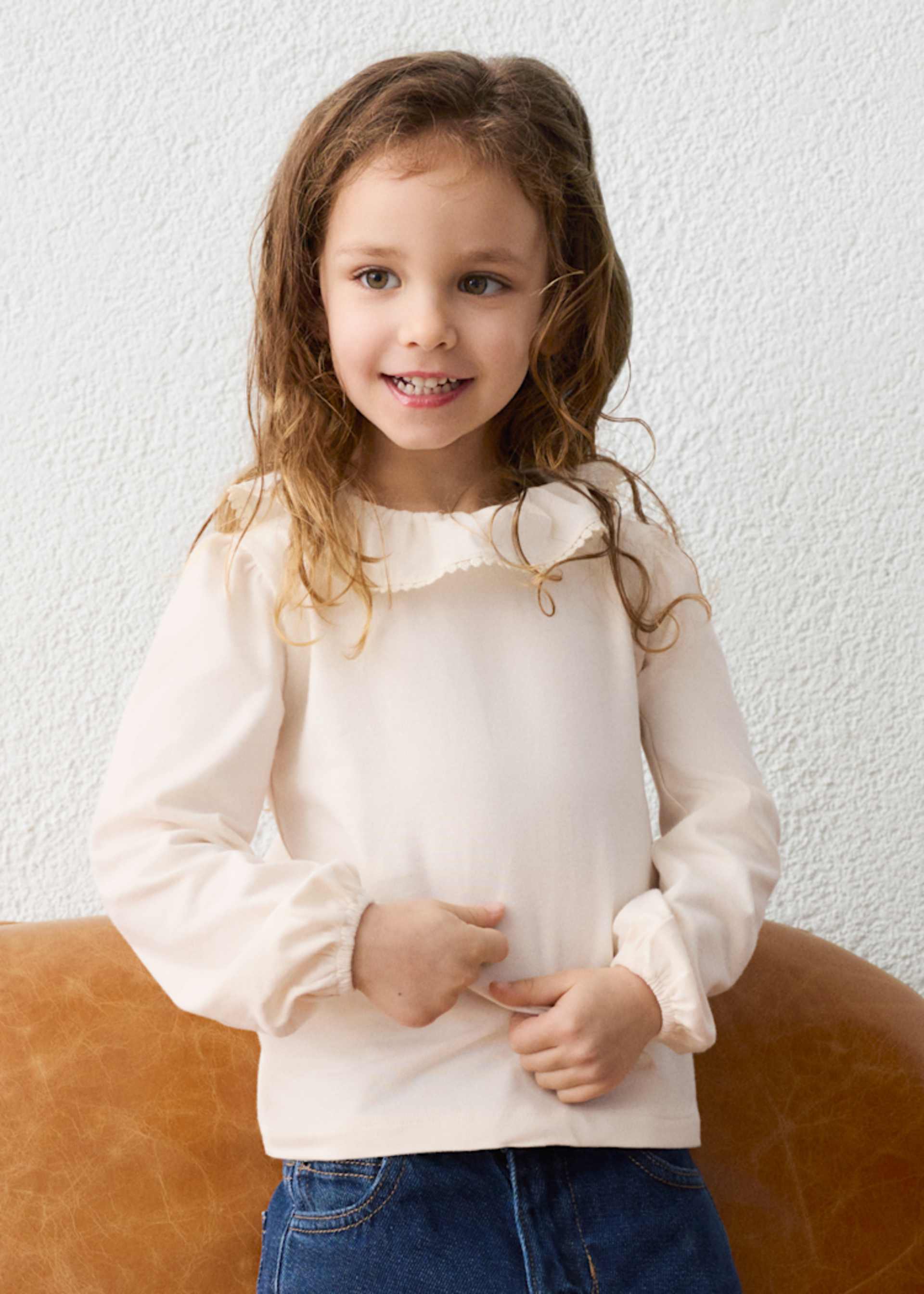 Bluza cu guler fetita