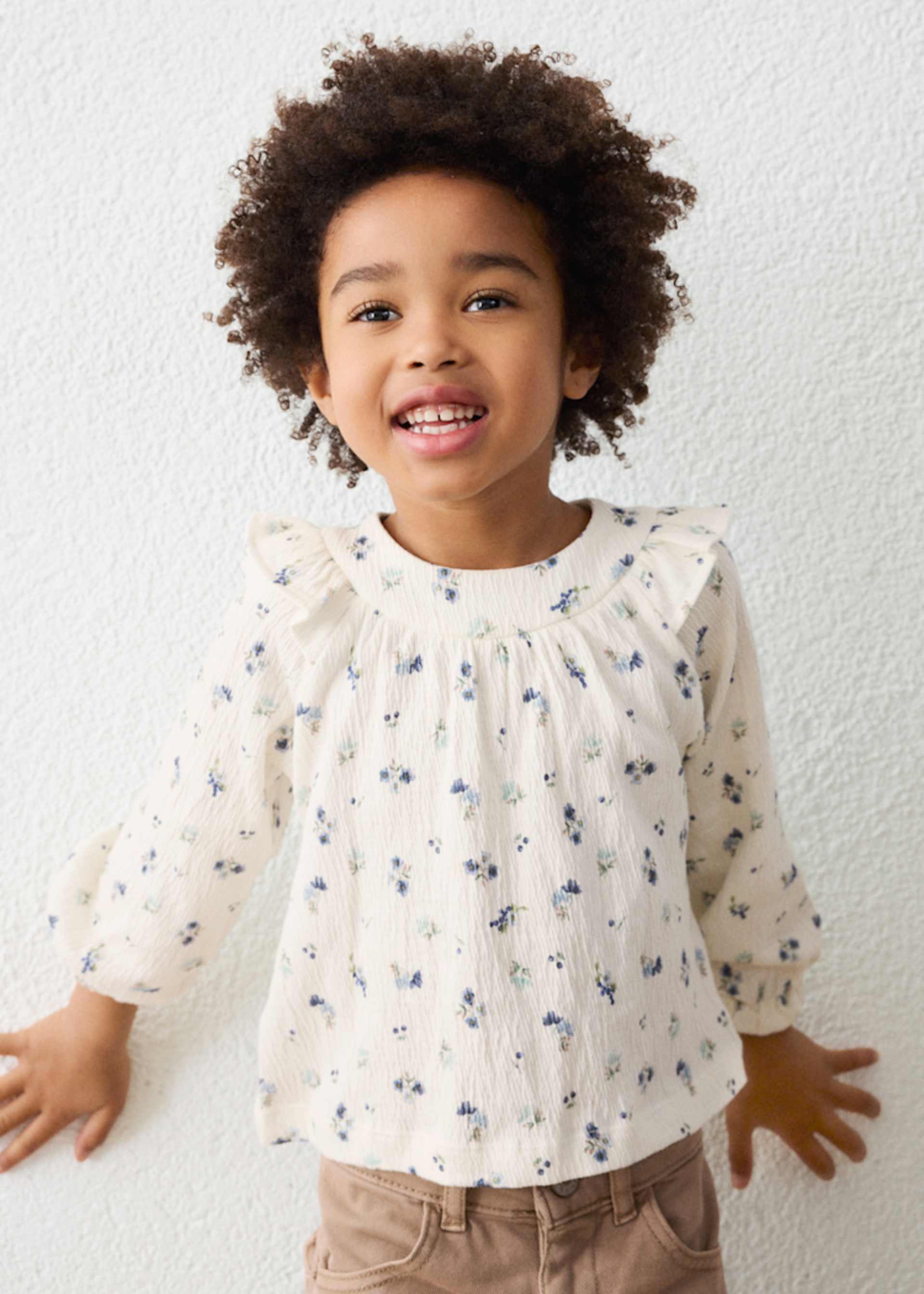 Blusa bambula estampada niña Blusa bambula estampada niña