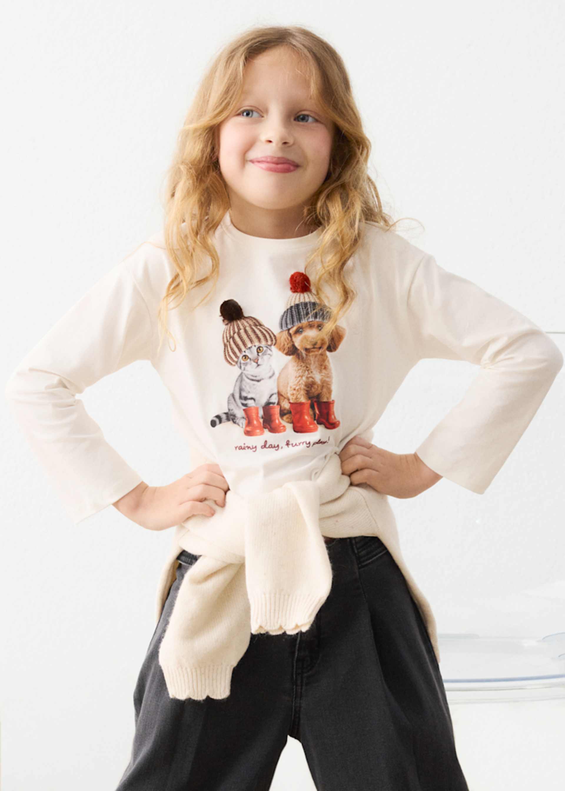 Maglietta serigrafia bambina