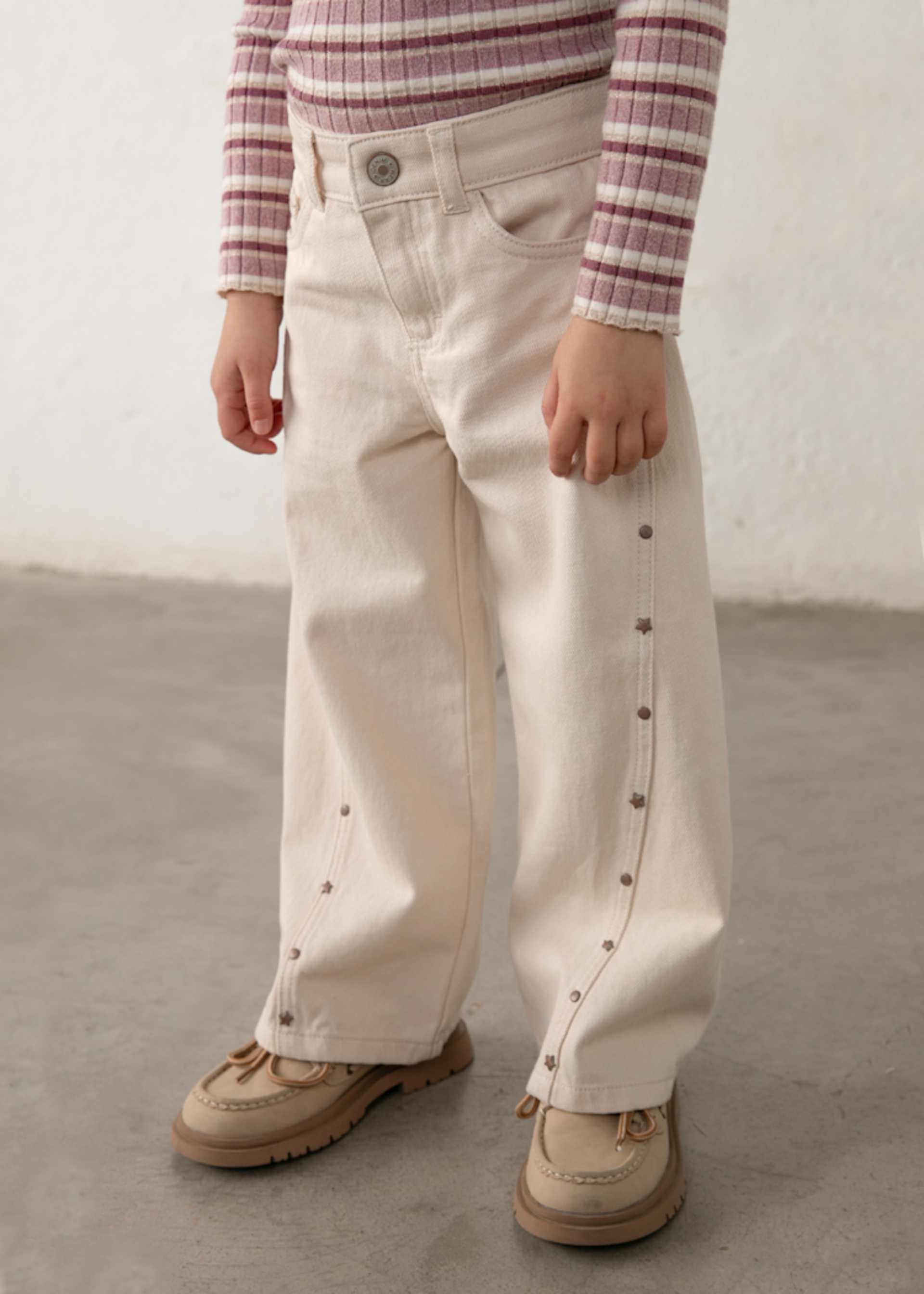 Pantalone twill bambina