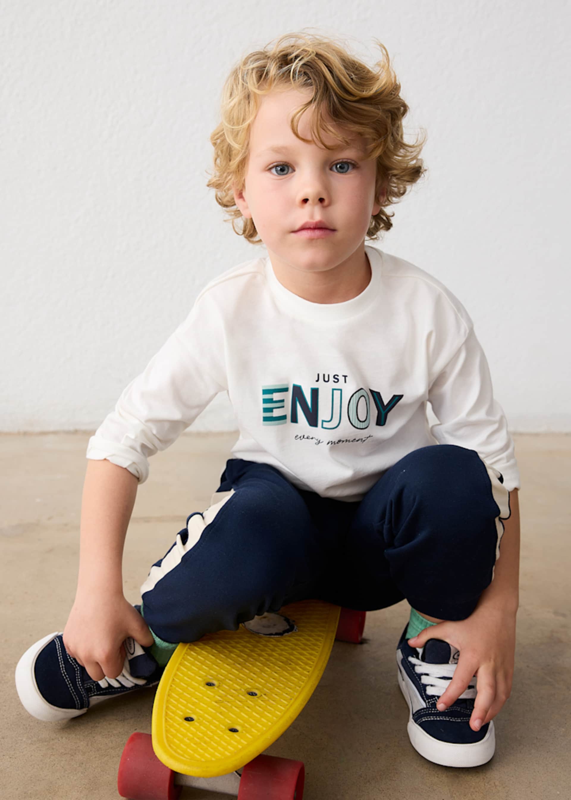 Maglietta testo bambino