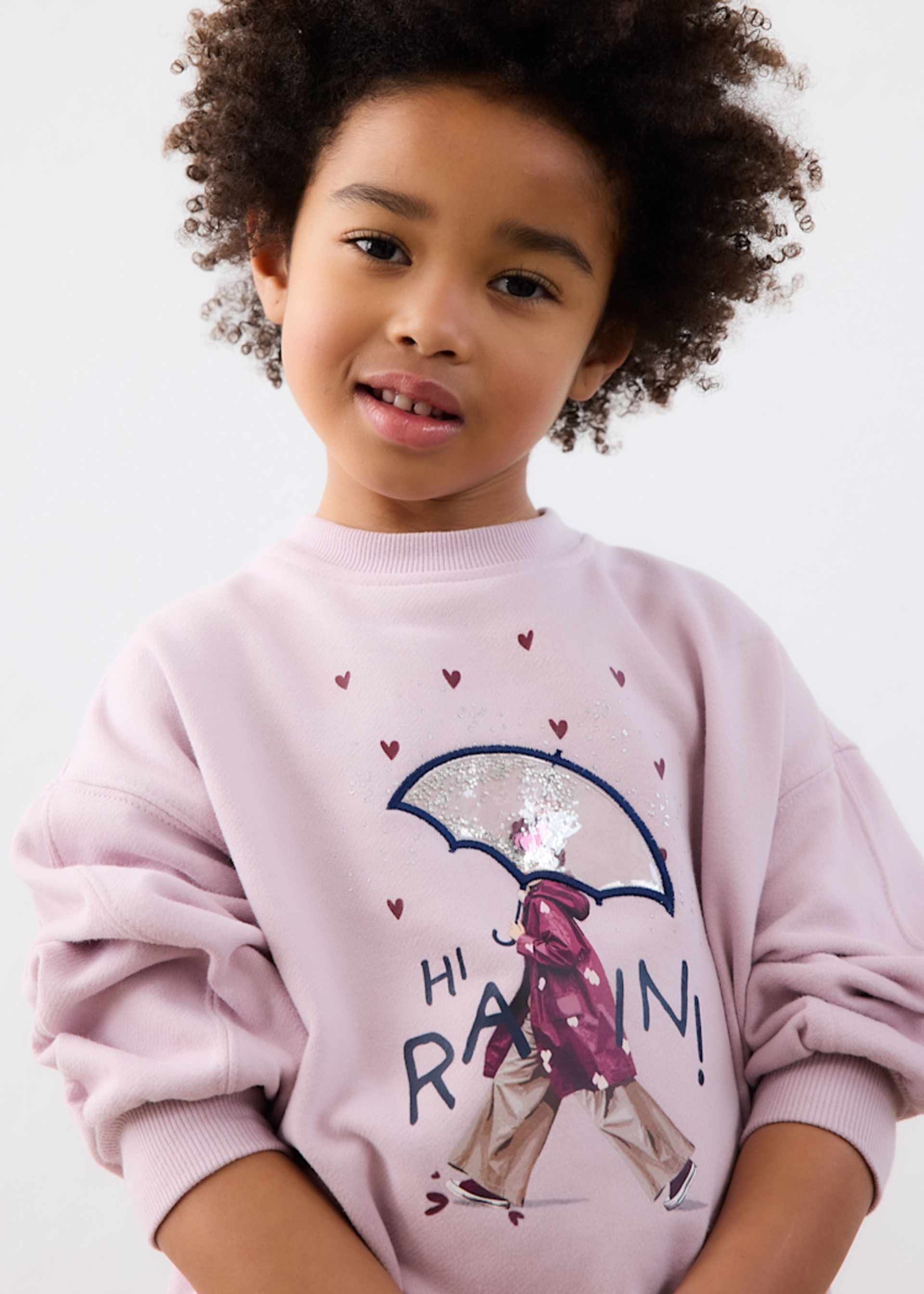 Conjunto leggings flare e sweat menina