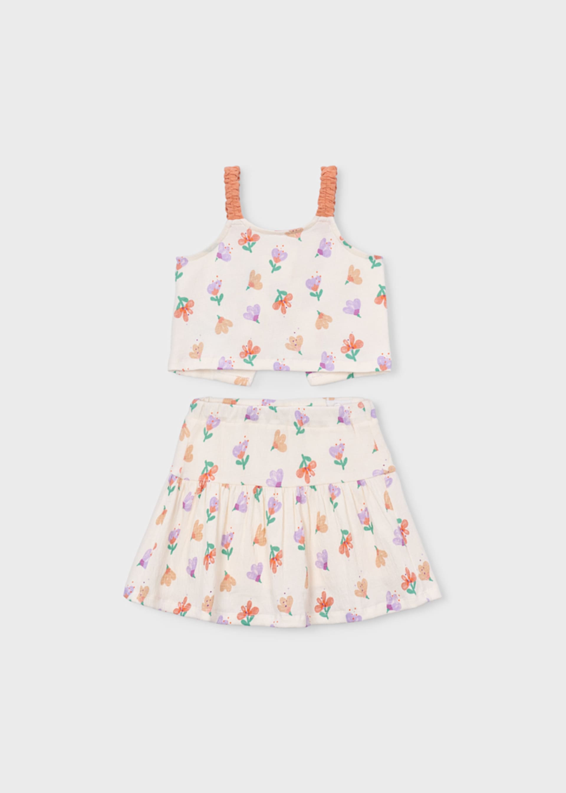 Conjunto saia e top menina Conjunto saia e top menina