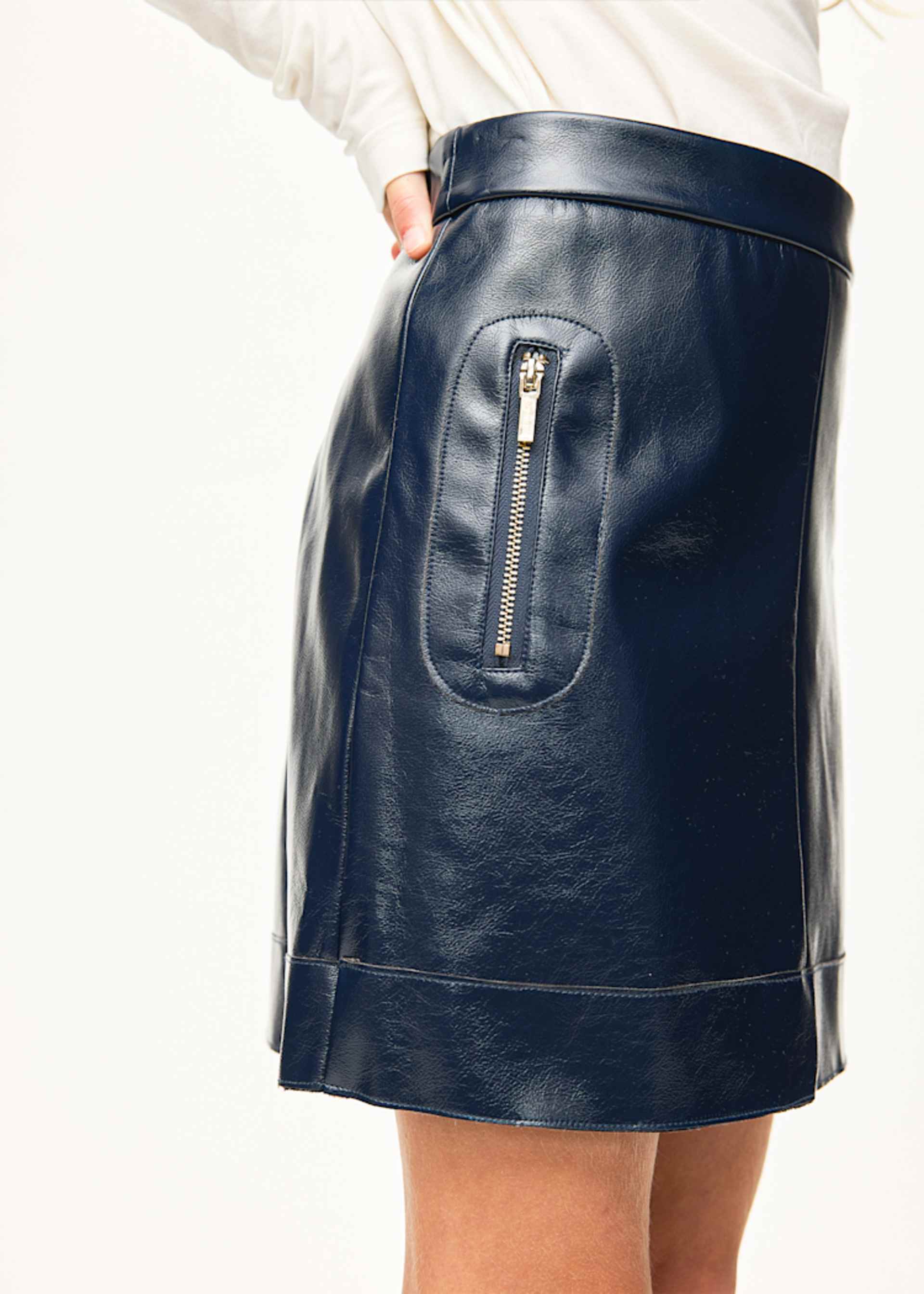 Girl Patent Leather Skirt