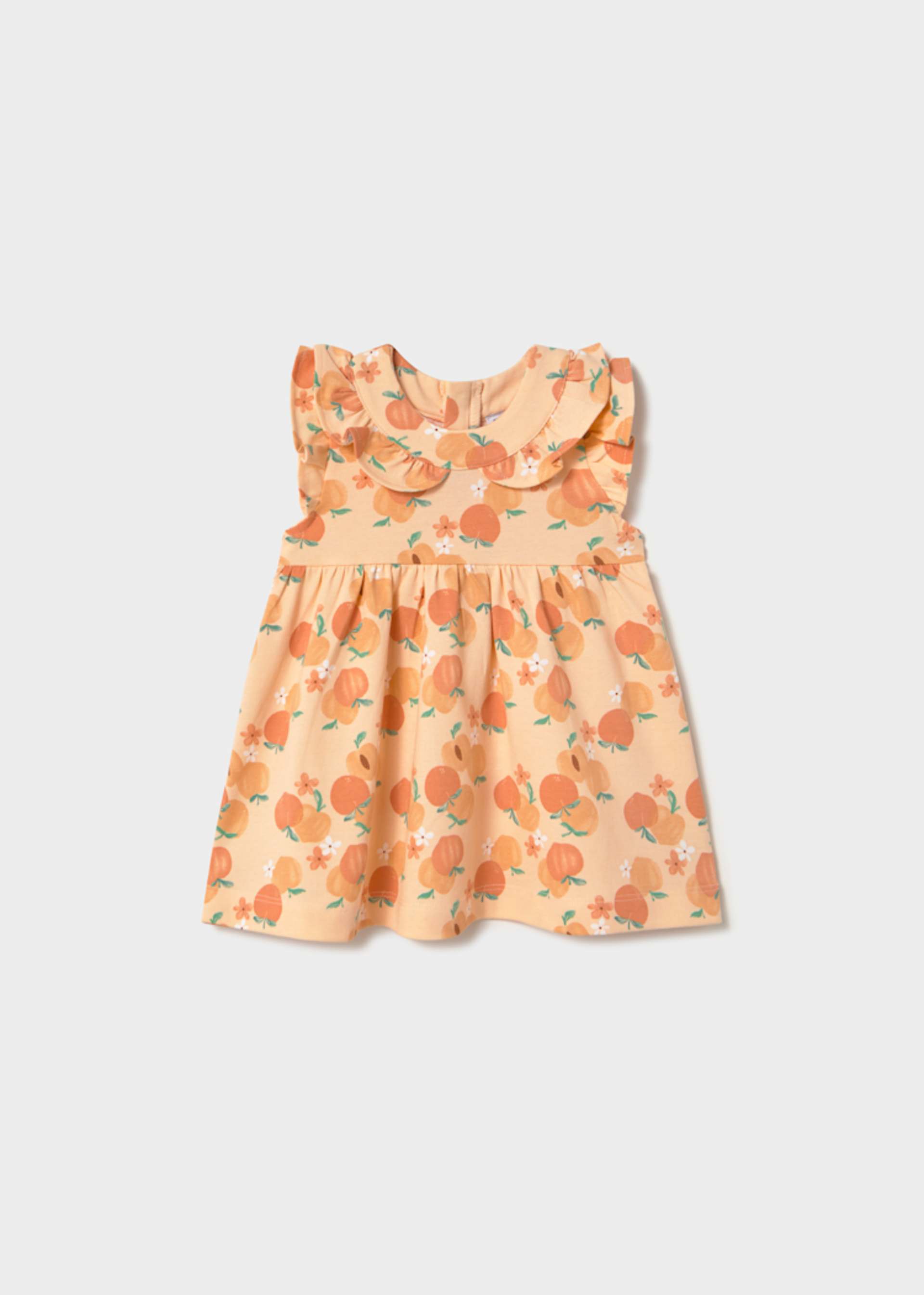 Baby peach-print dress