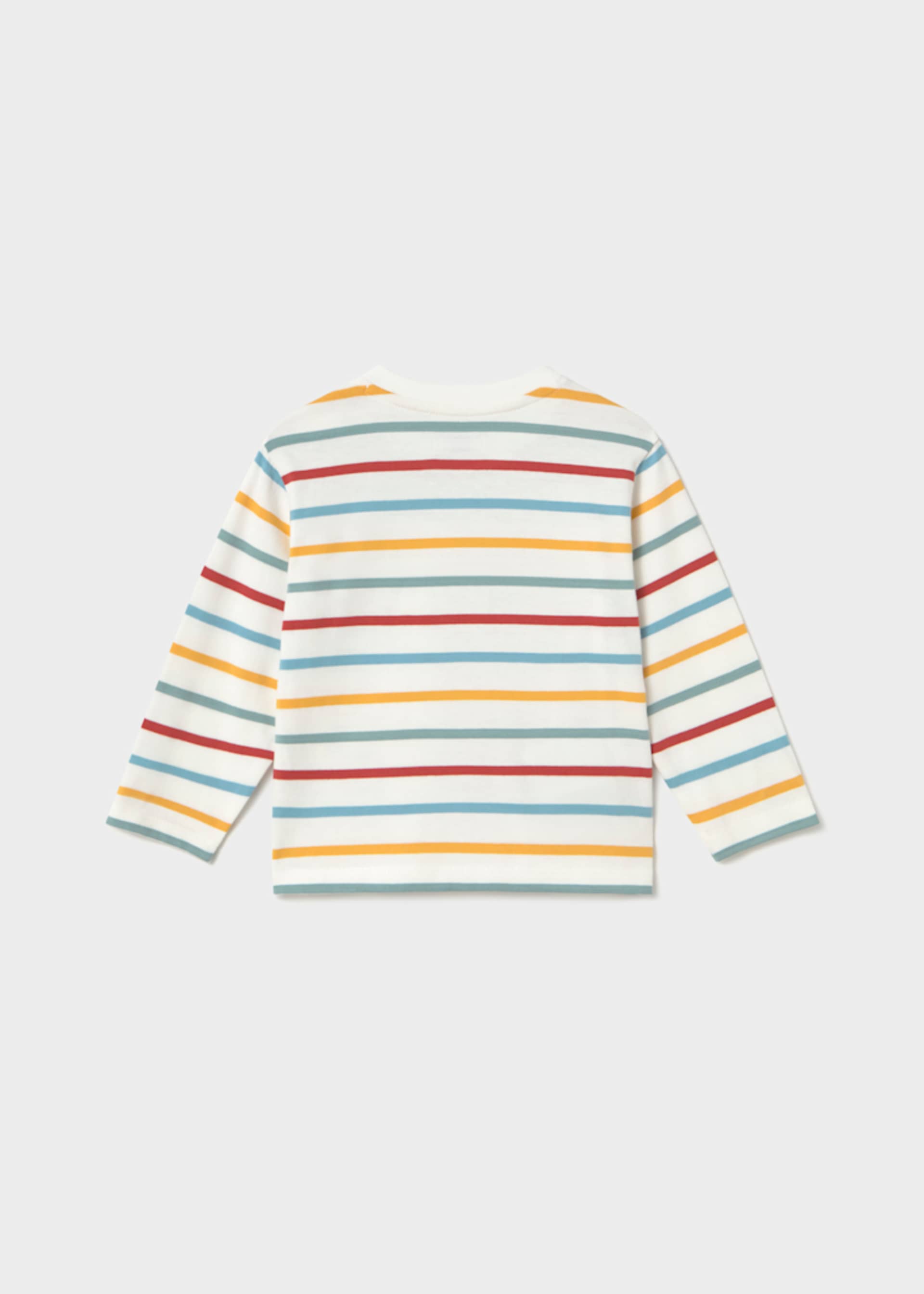 Camisola riscas apliques 3D bebé