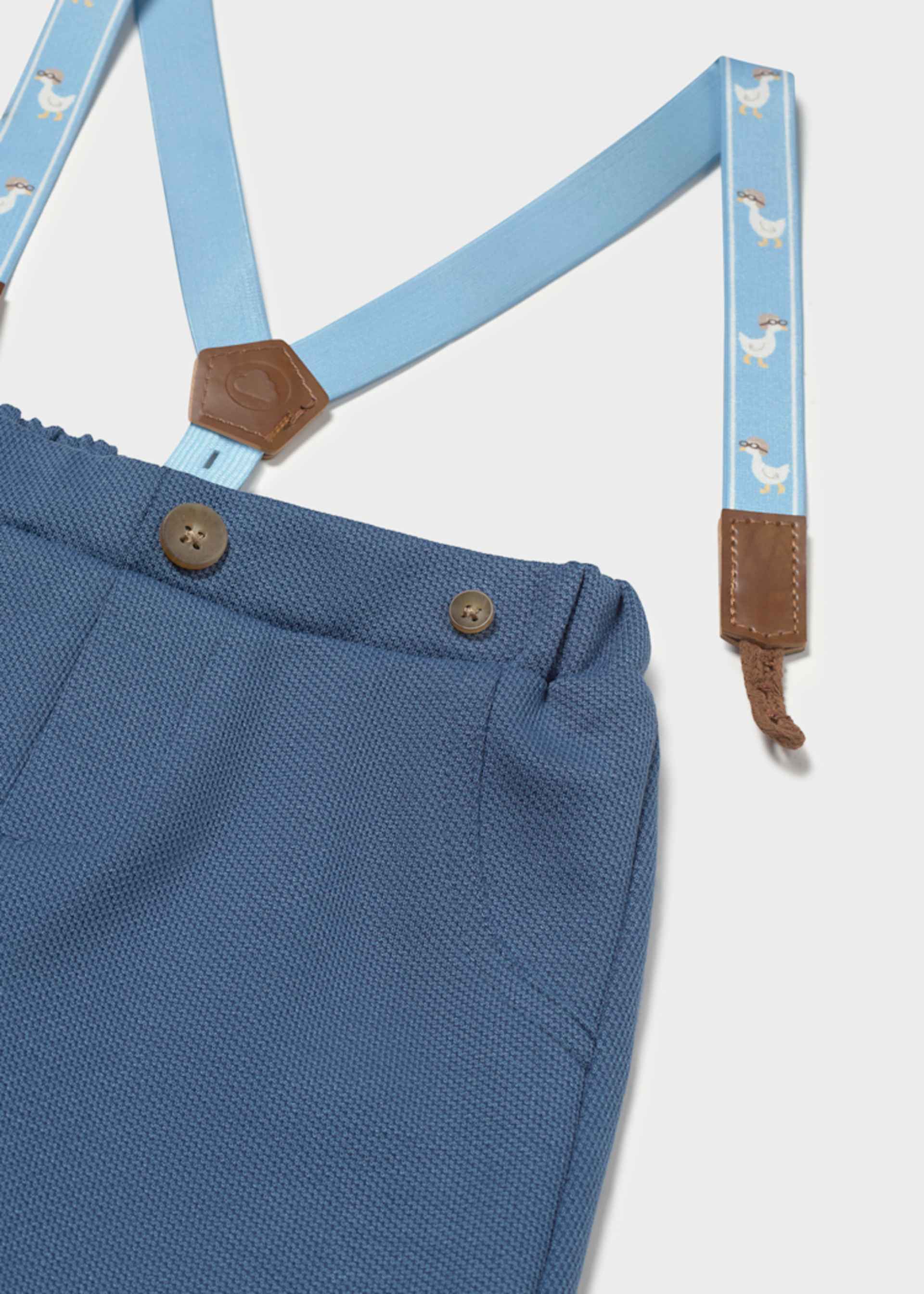 Pantalone con bretelle bimbo