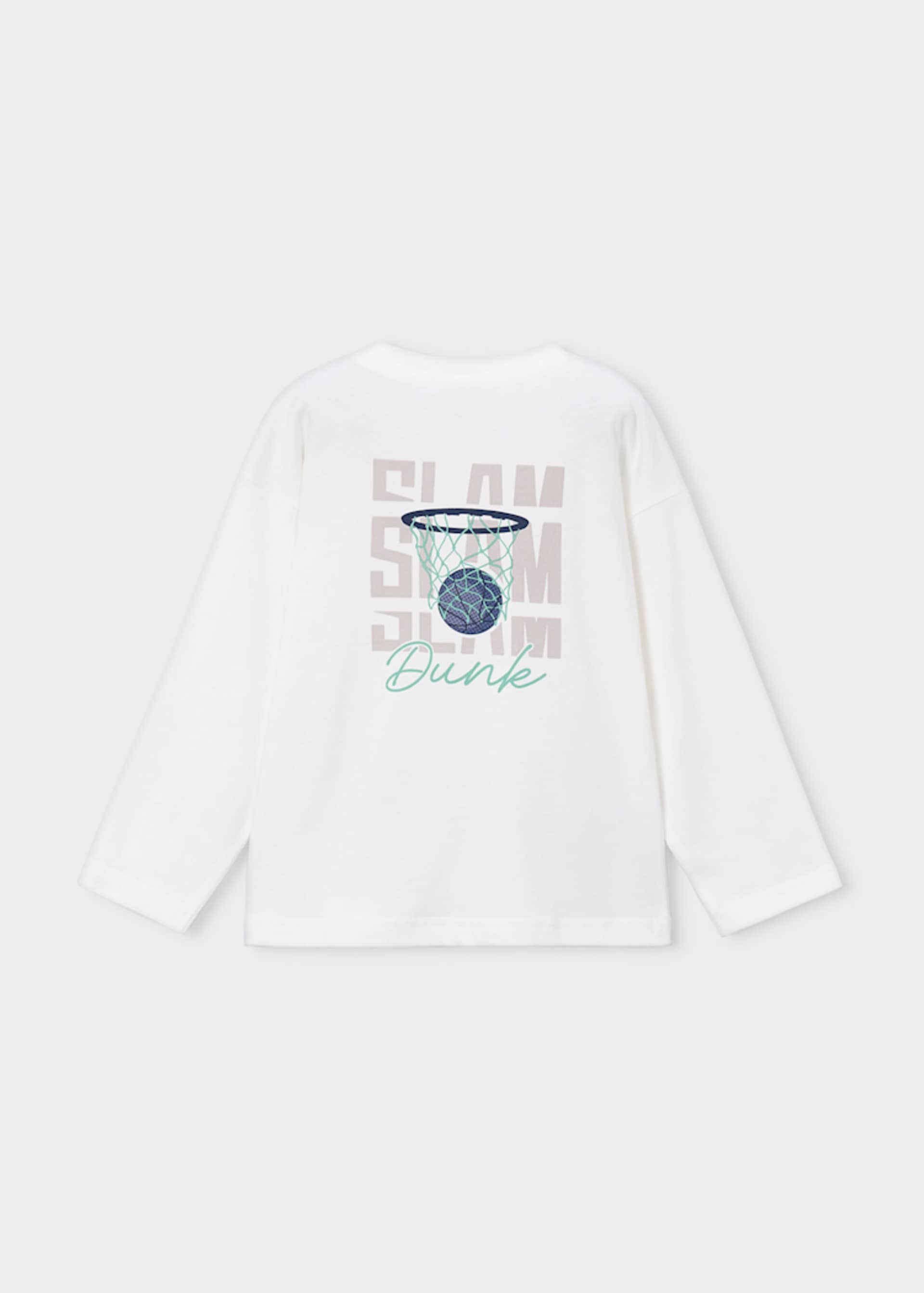 Maglietta serigrafia sulla schiena bambino
