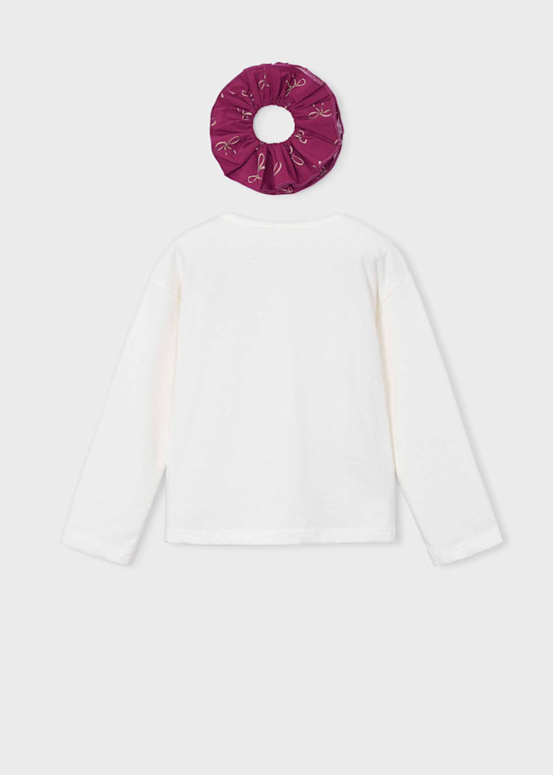 Tricou cu elastic de par fetita
