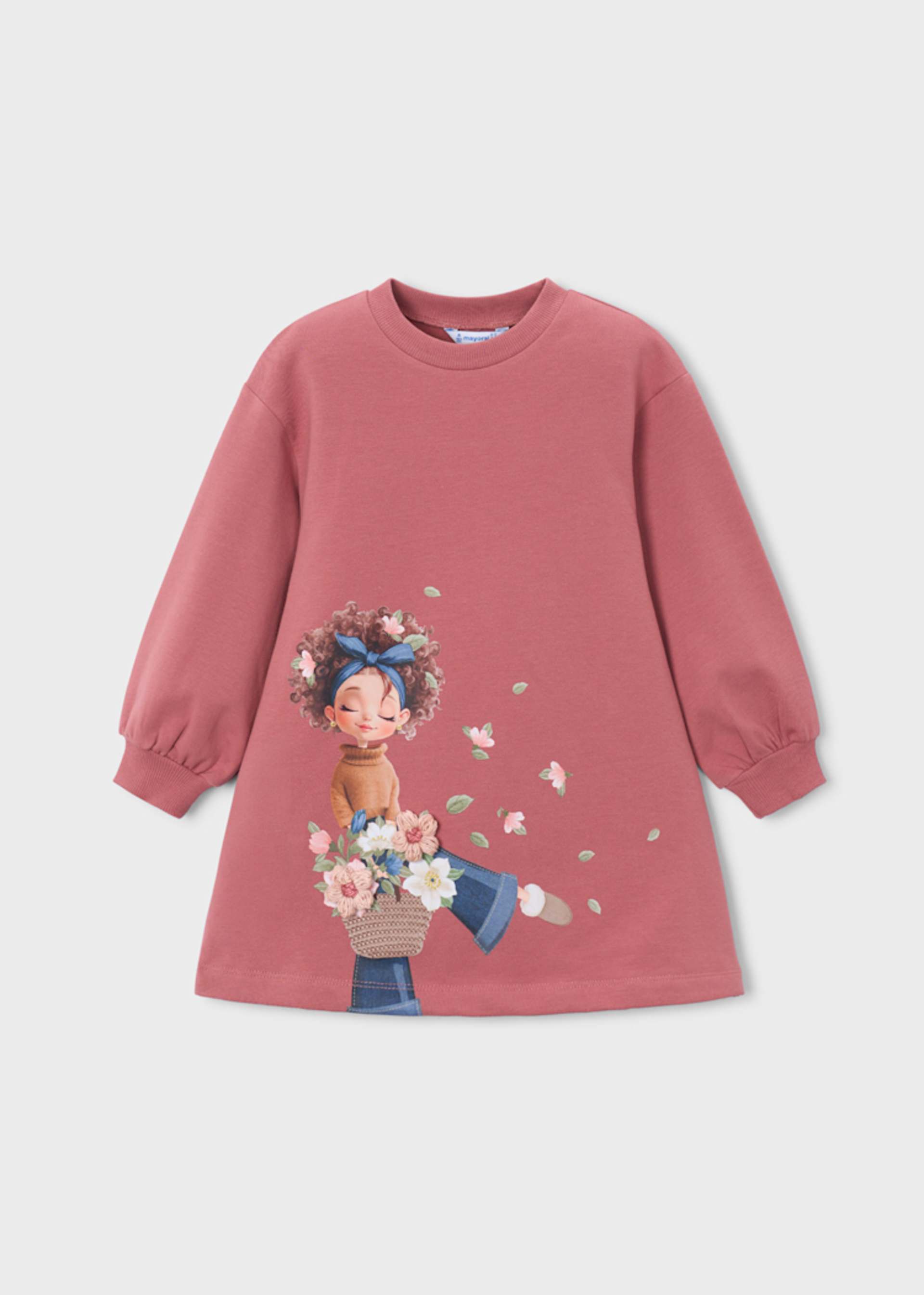 Seatkleid Printmotiv Mädchen