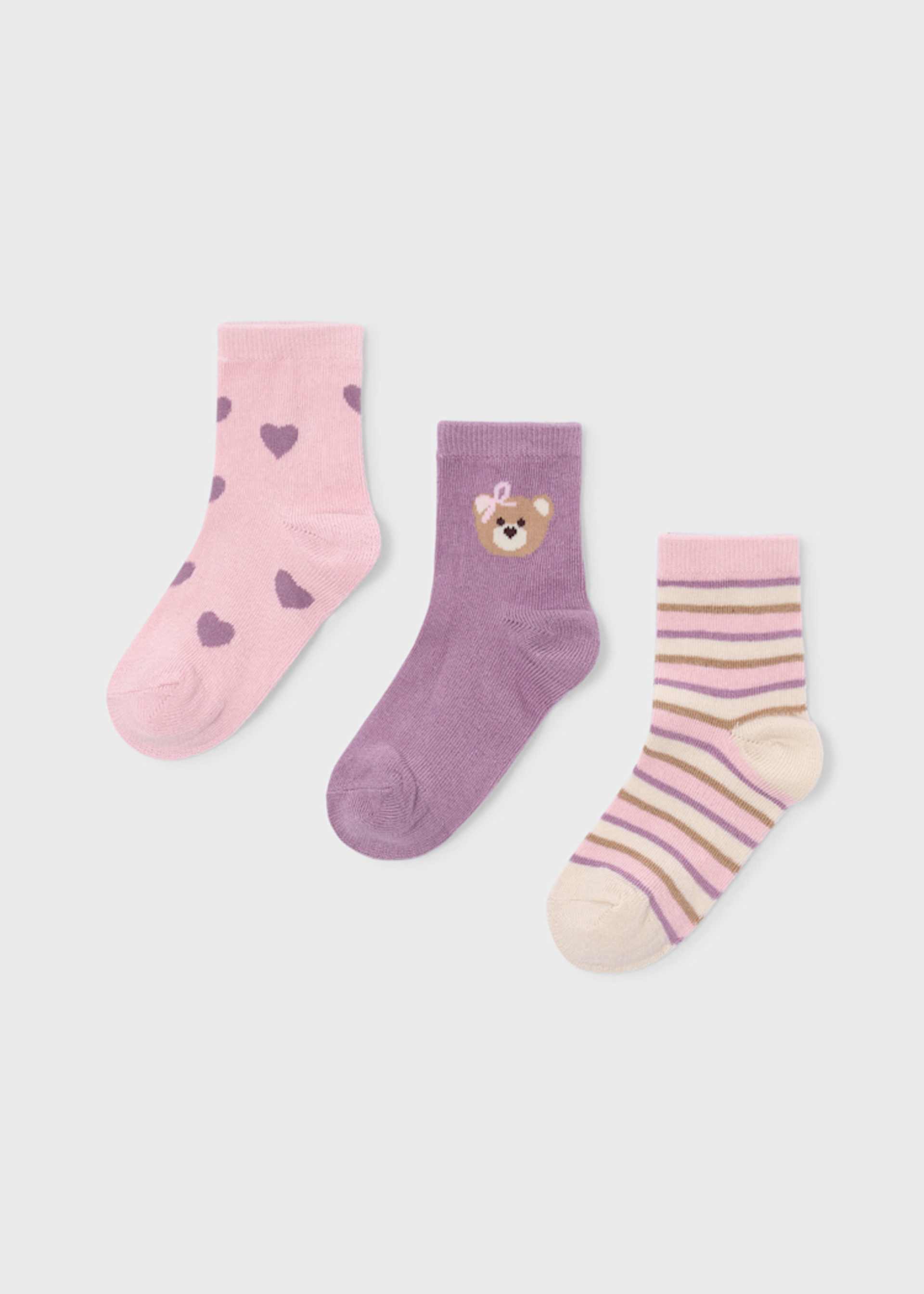 Pack 3 meias menina Pack 3 meias menina