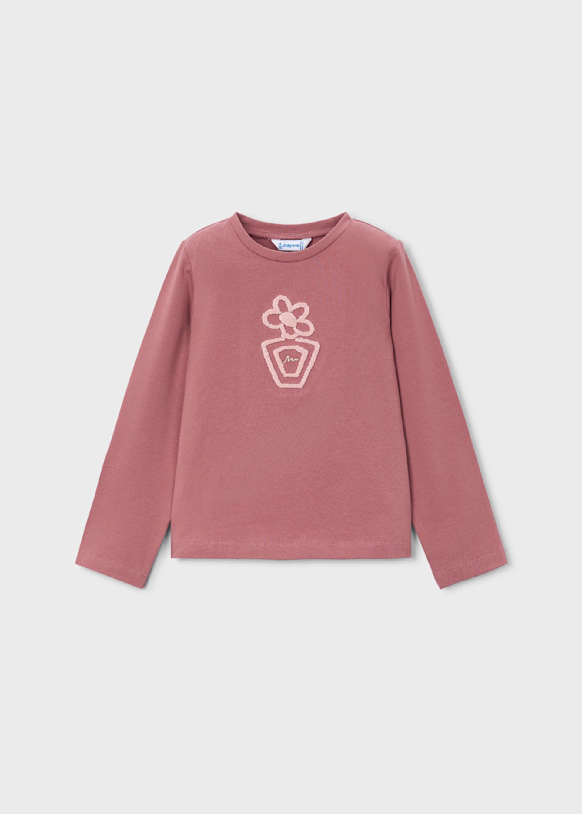 T-shirt basique fleur fille