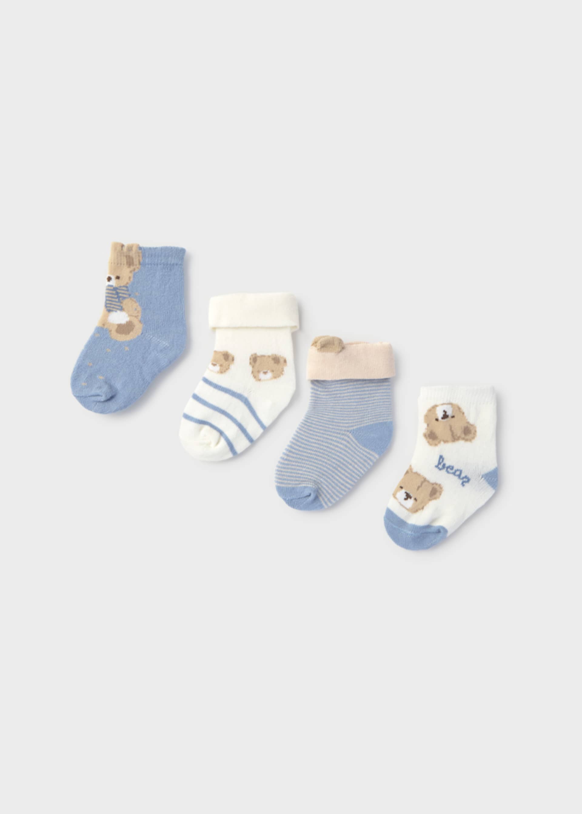 Newborn Girl 4-Pack Socks Newborn Girl 4-Pack Socks