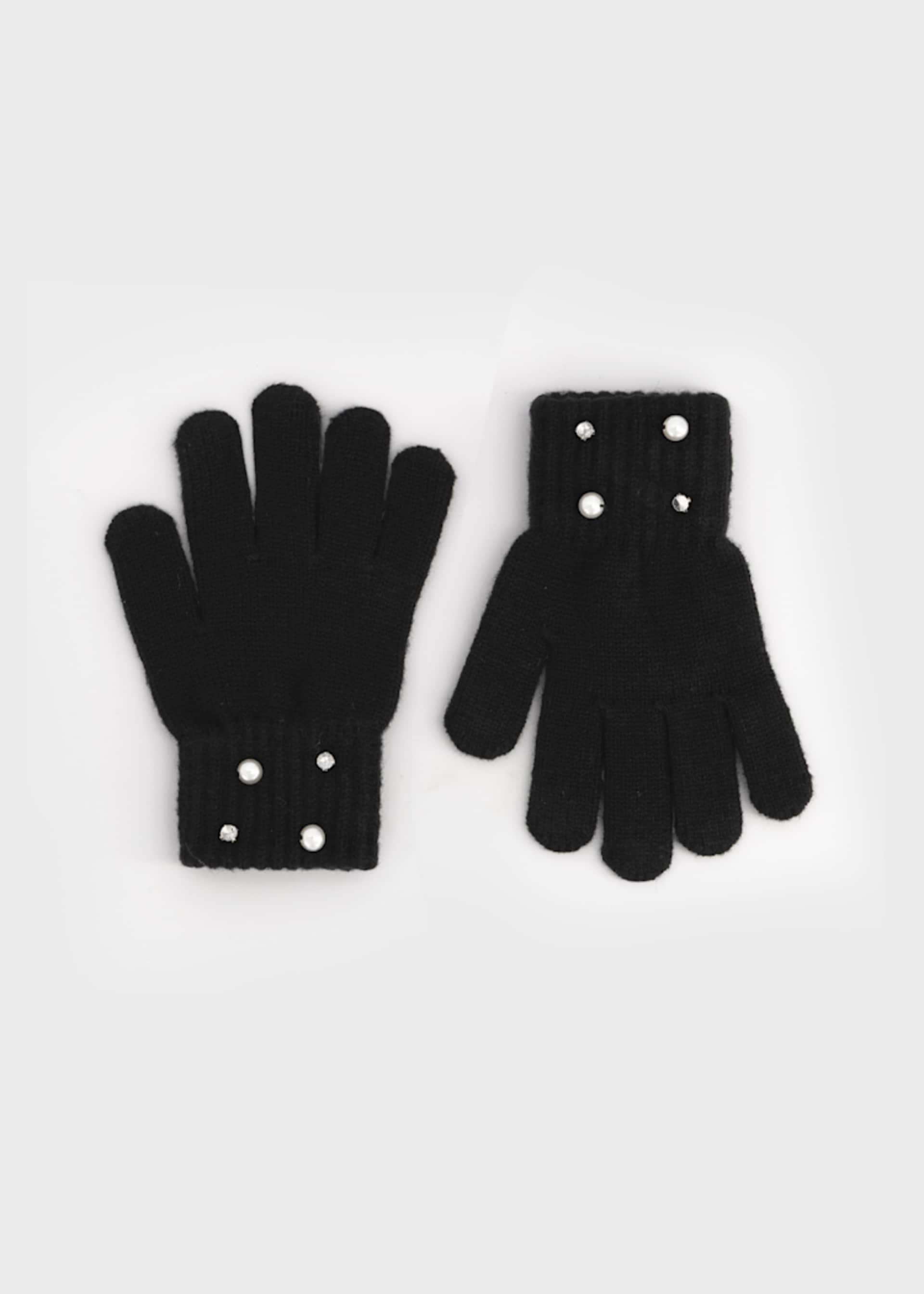 Pearl gloves for girls