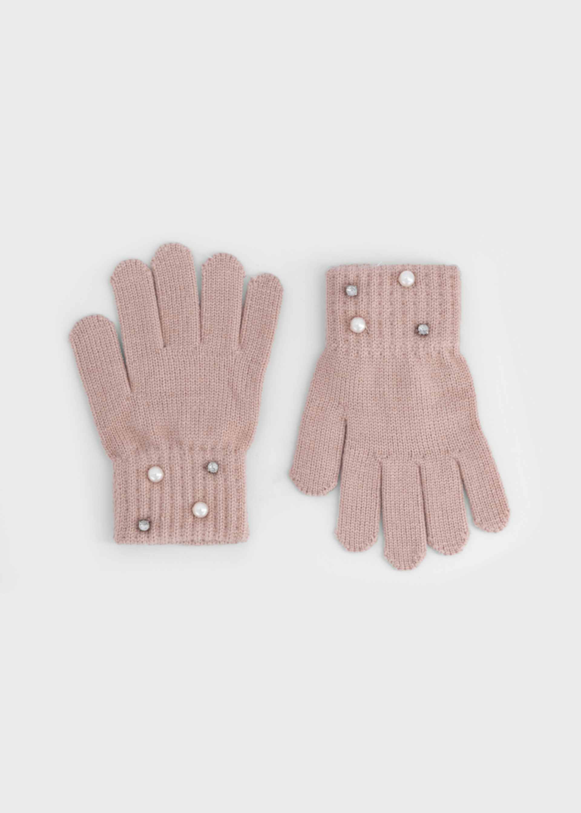 Handschuhe Perlen Mädchen