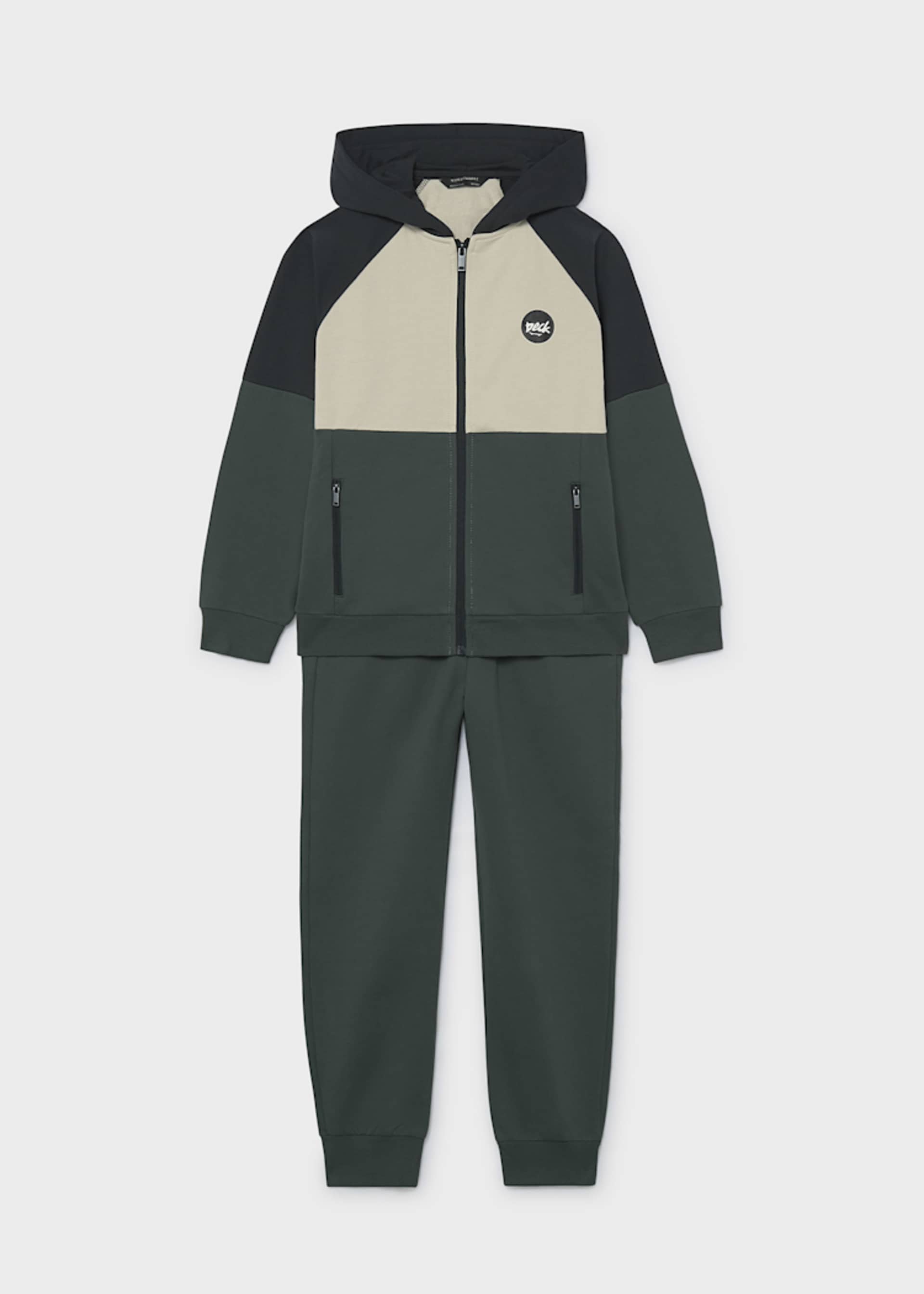 Boys' tracksuit with print on the back