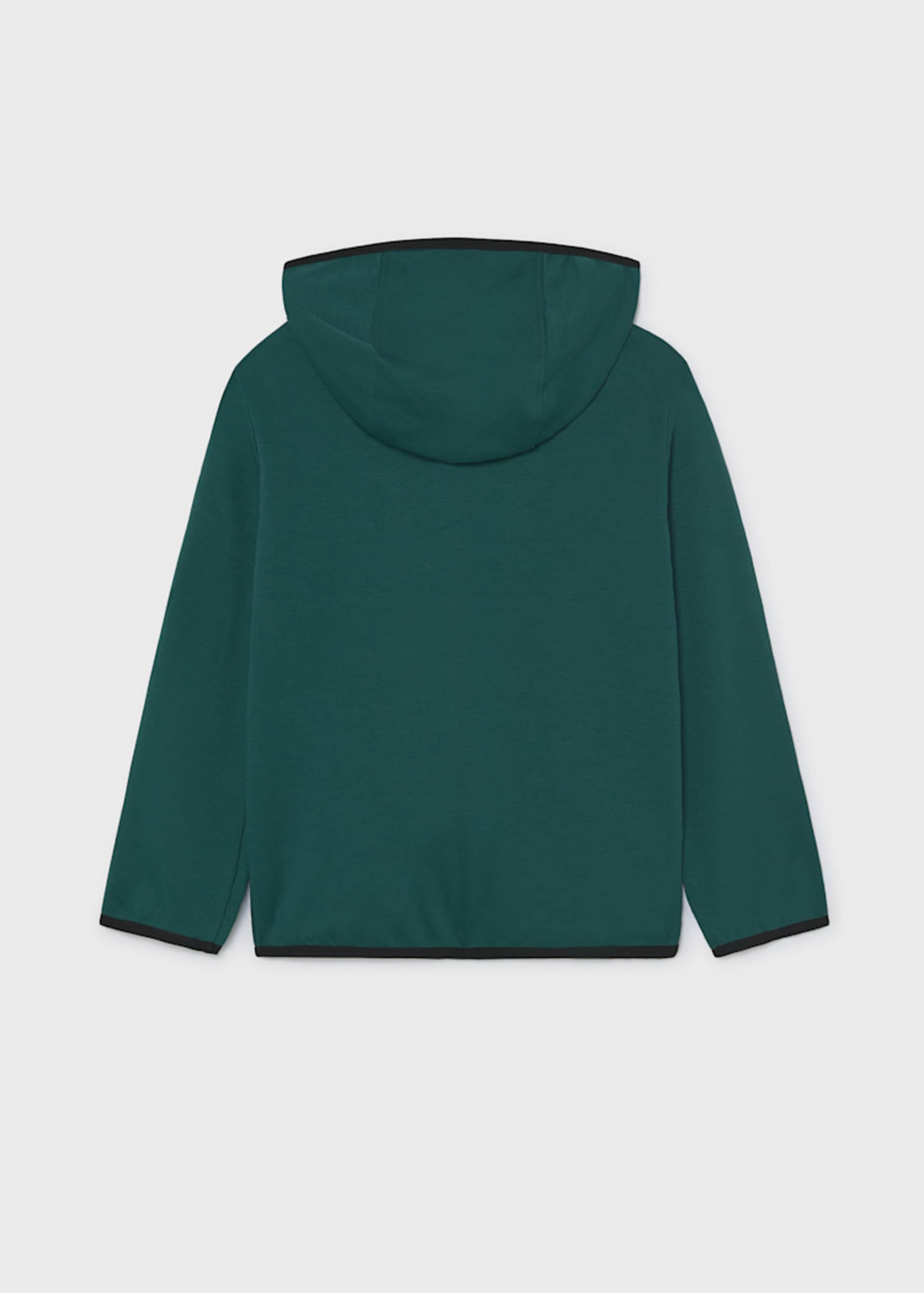 Boys' hooded zip-up jacket