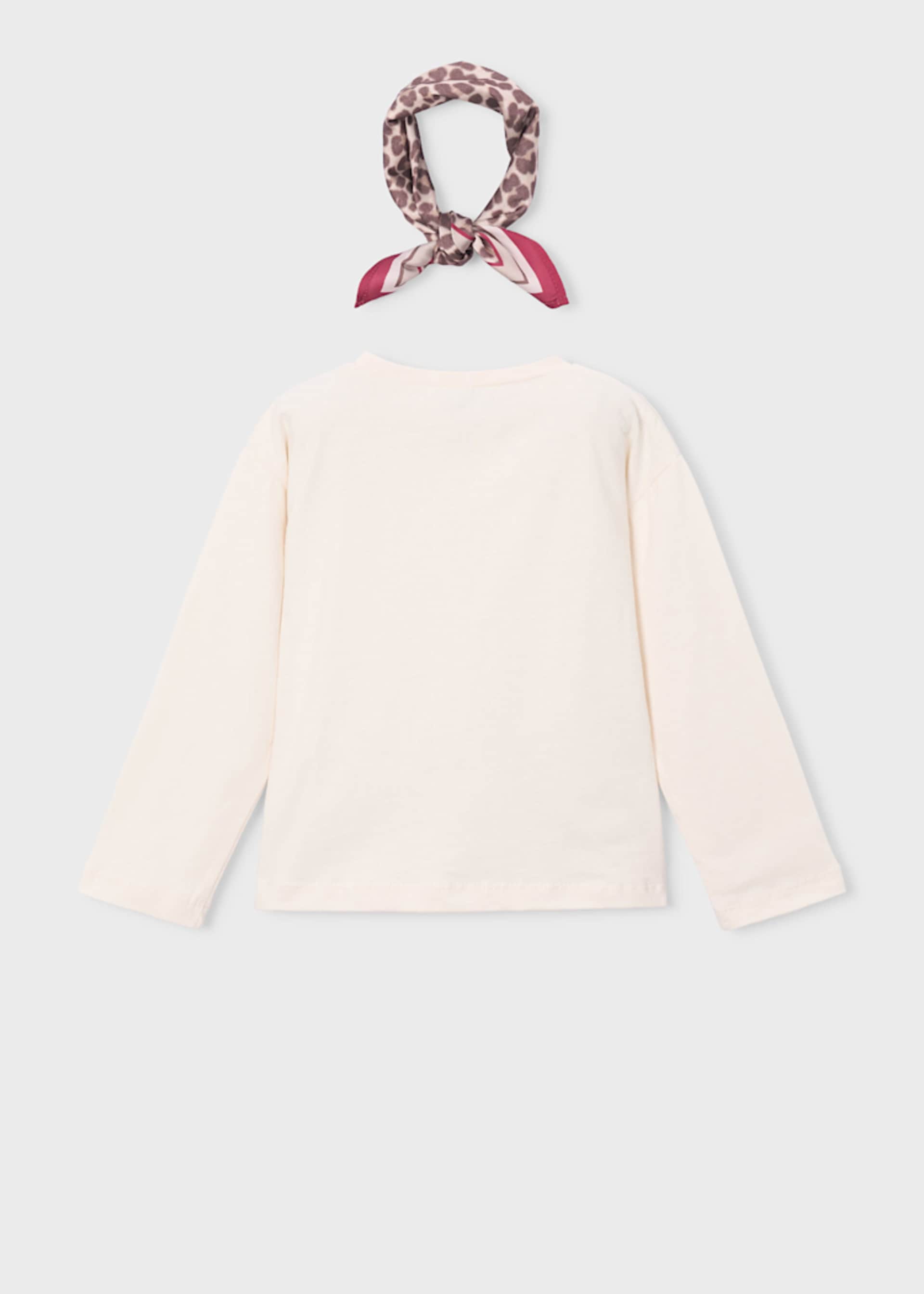 Camiseta con pañuelo niña
