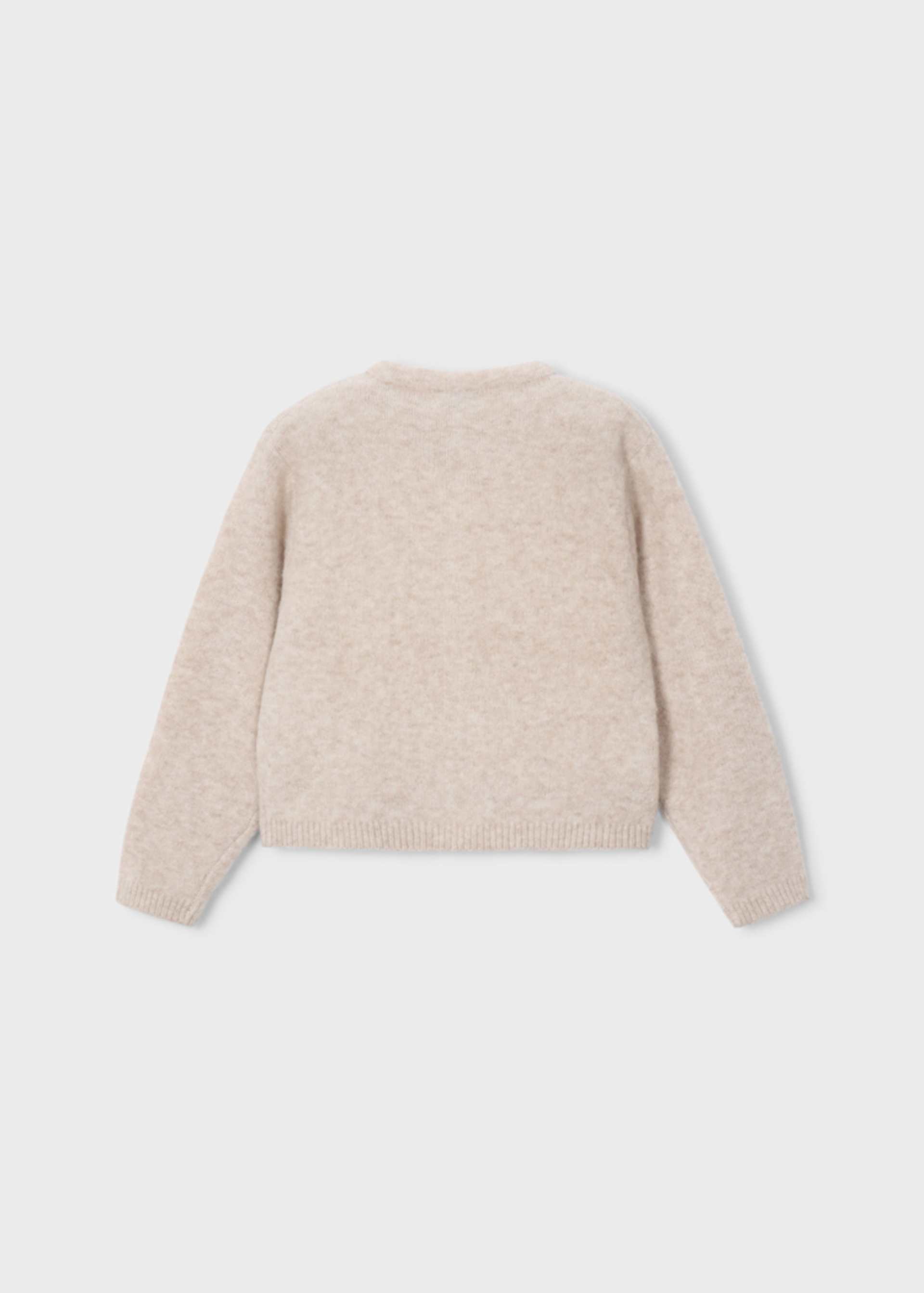 Girls' knitted cardigan with bows