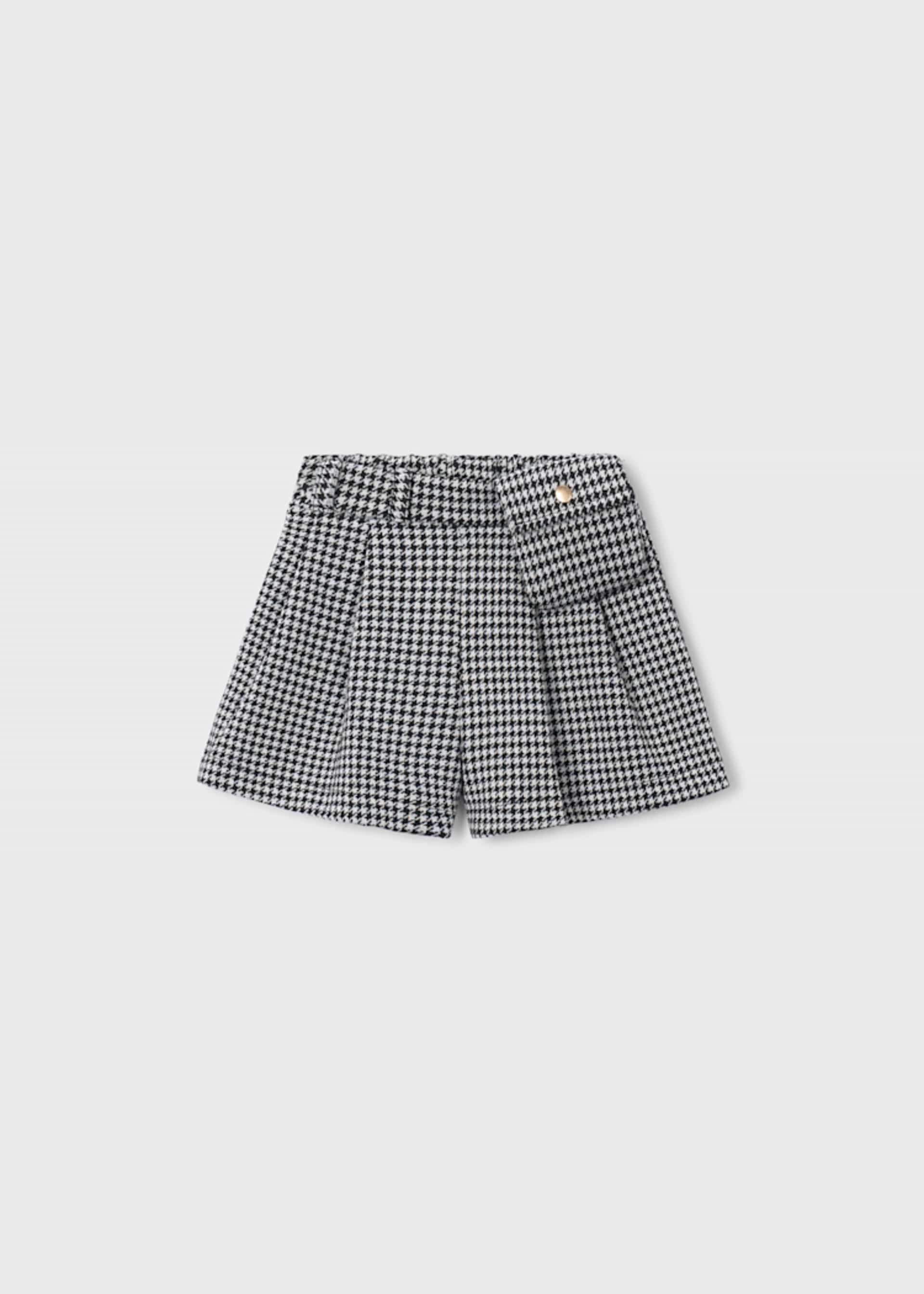 Gonna pantalone quadri bambina