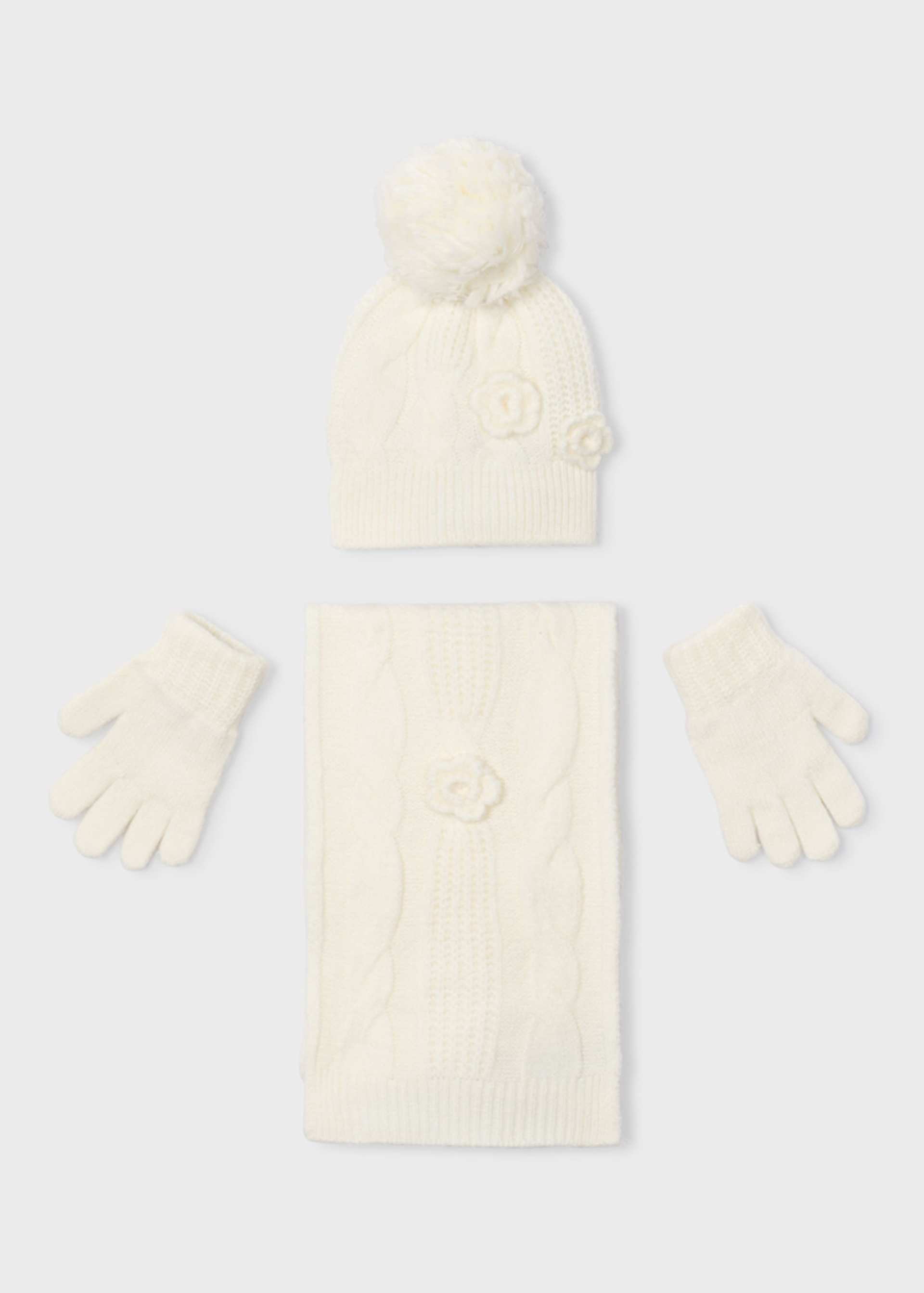 Set 3-teilig Schal Mädchen