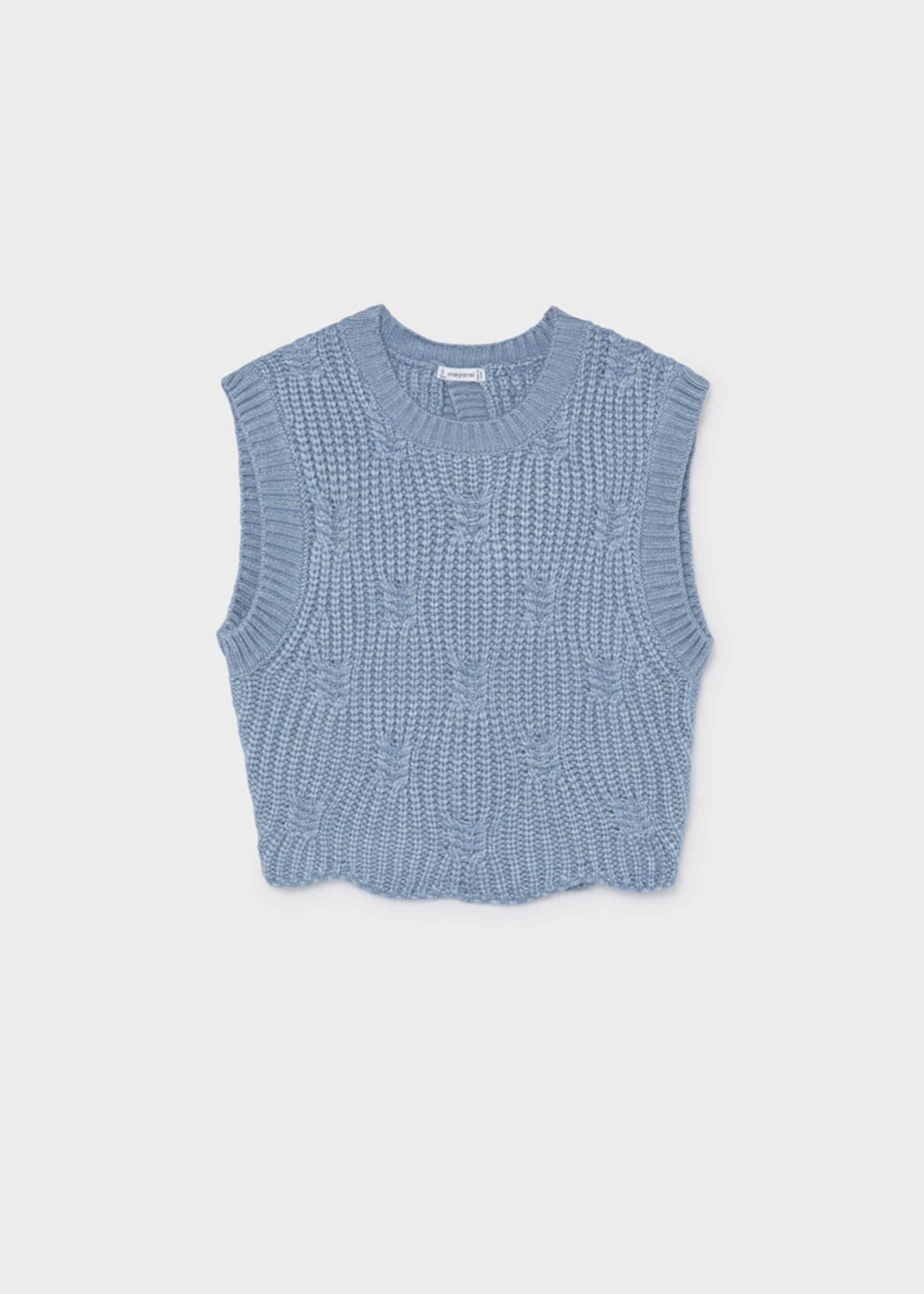 Chaleco tricot chica