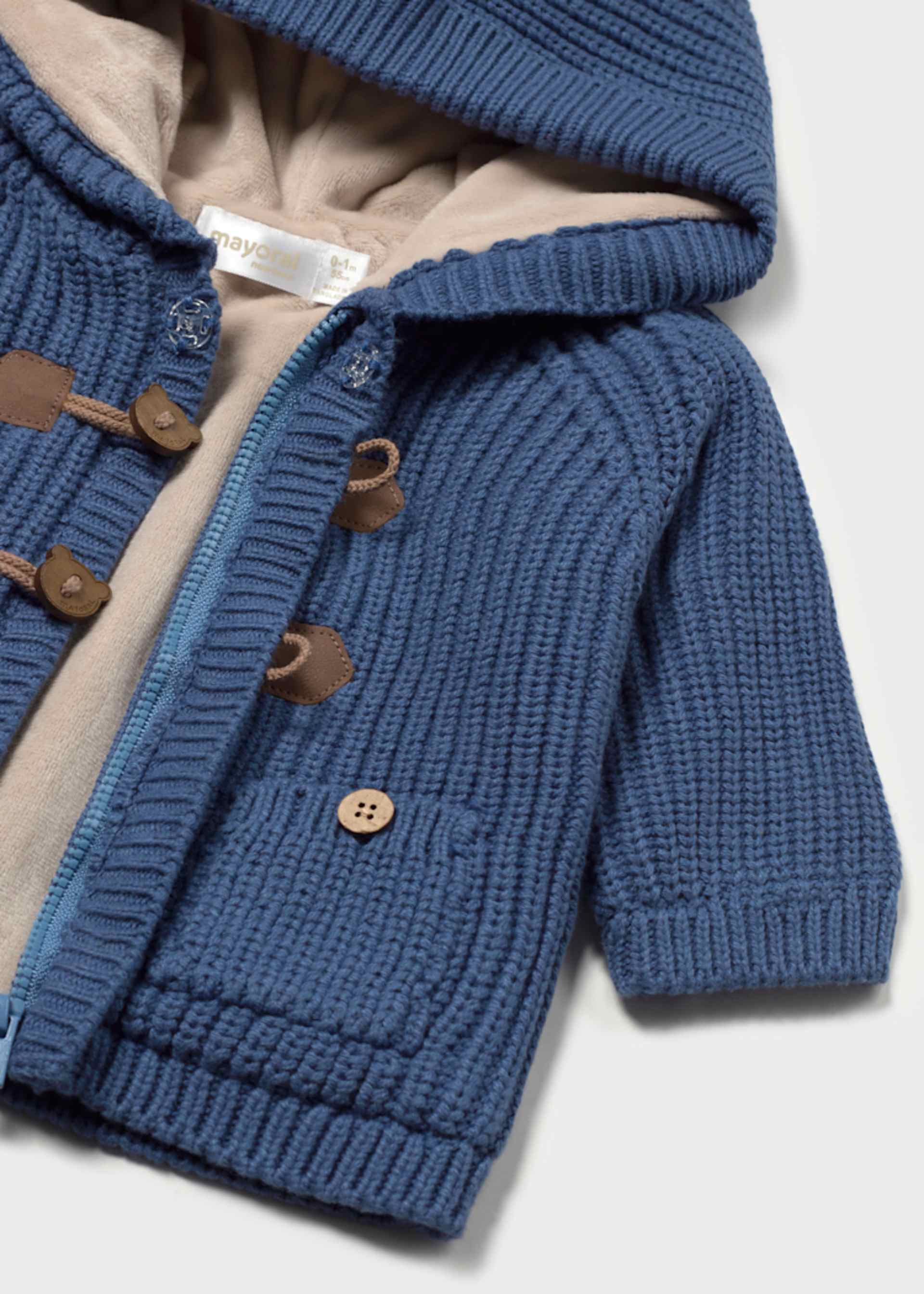 Newborn knitted cardigan