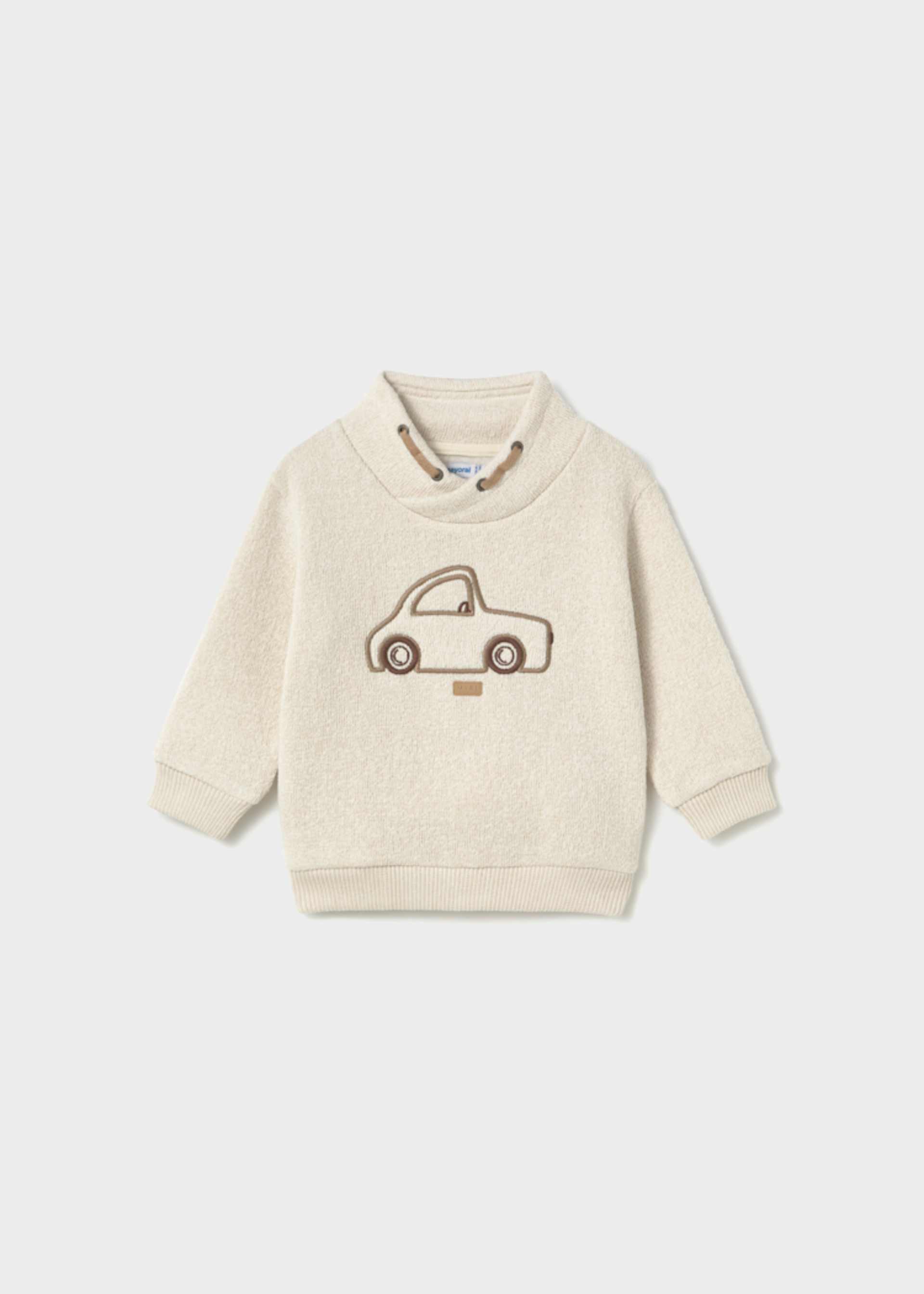 Baby appliqué sweatshirt