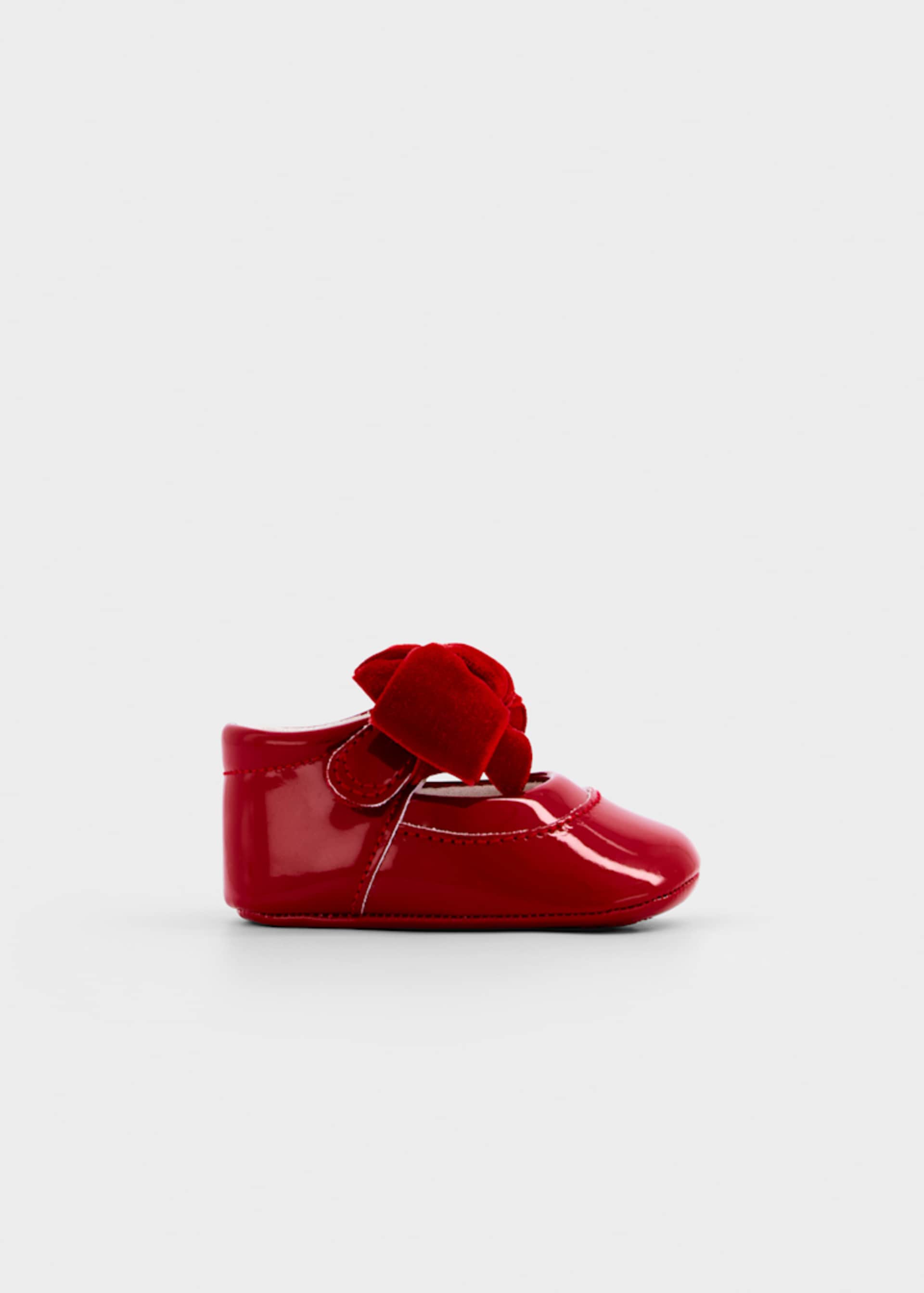 Newborn Girl Bow Mary Janes