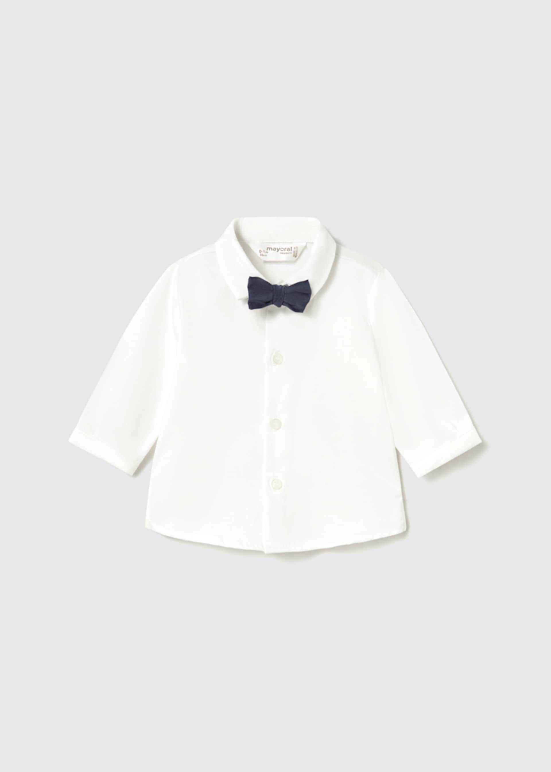Camicia con papillon neonato