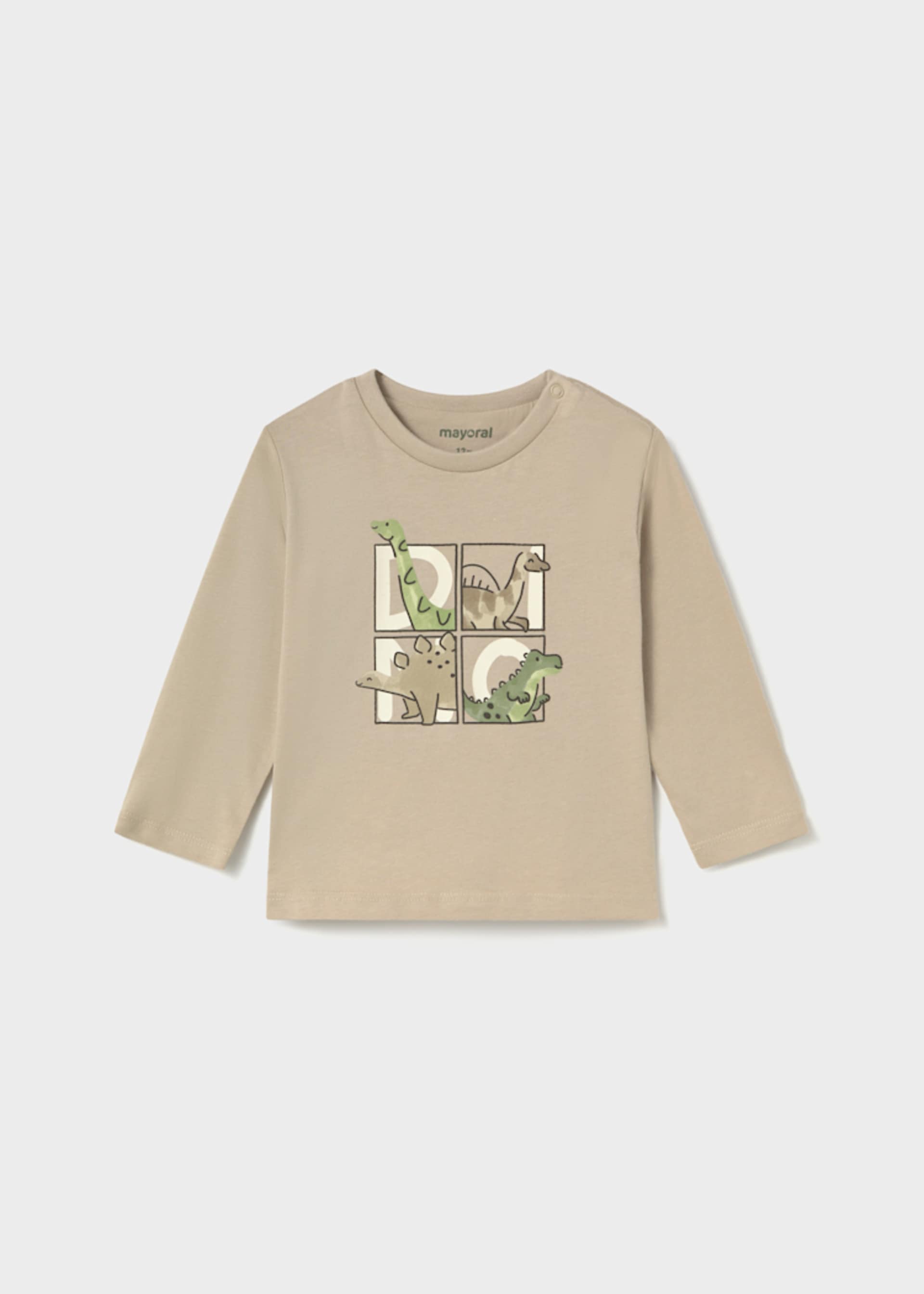 Camisola dinossauros bebé