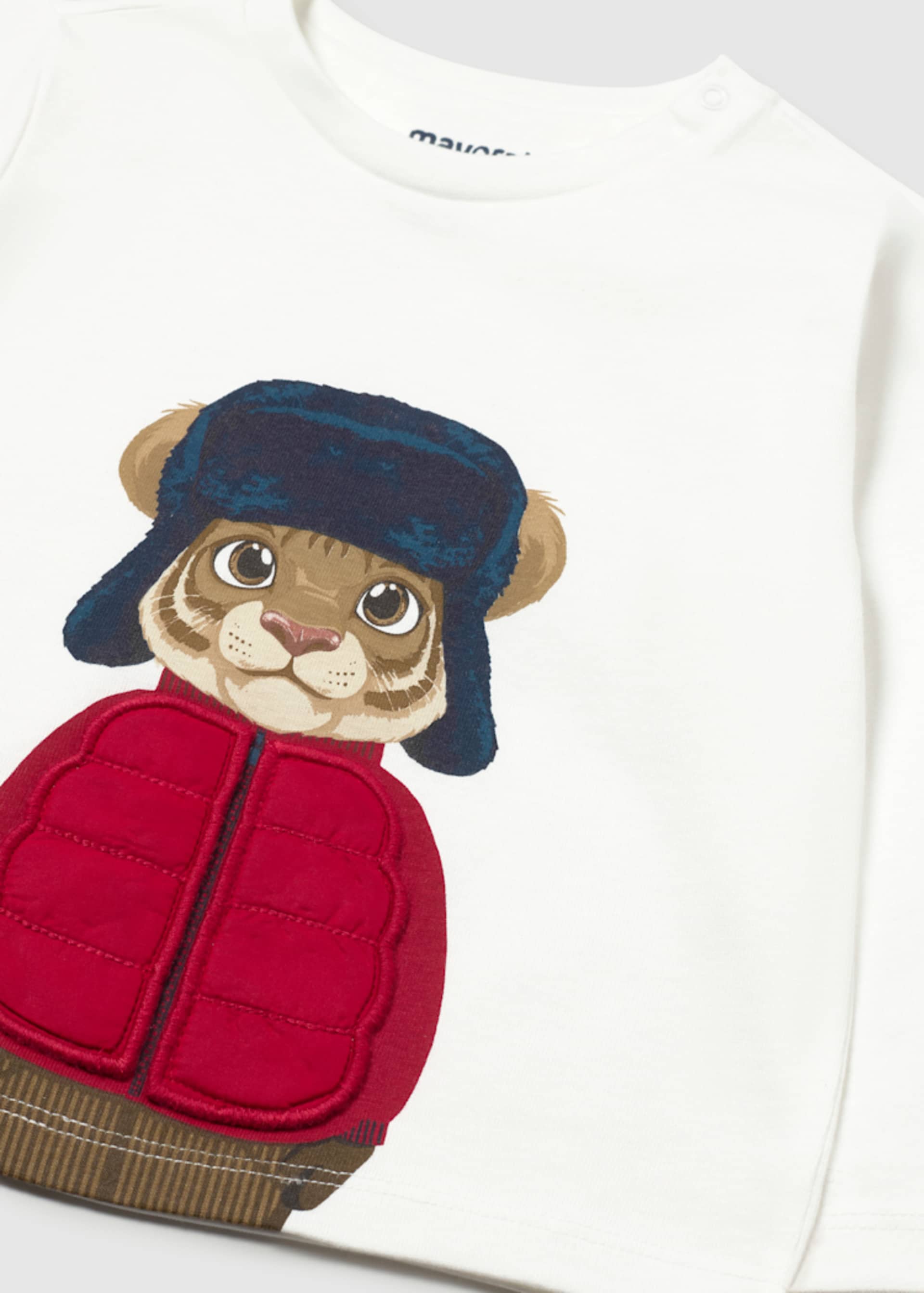 Camisola tigre interativa bebé