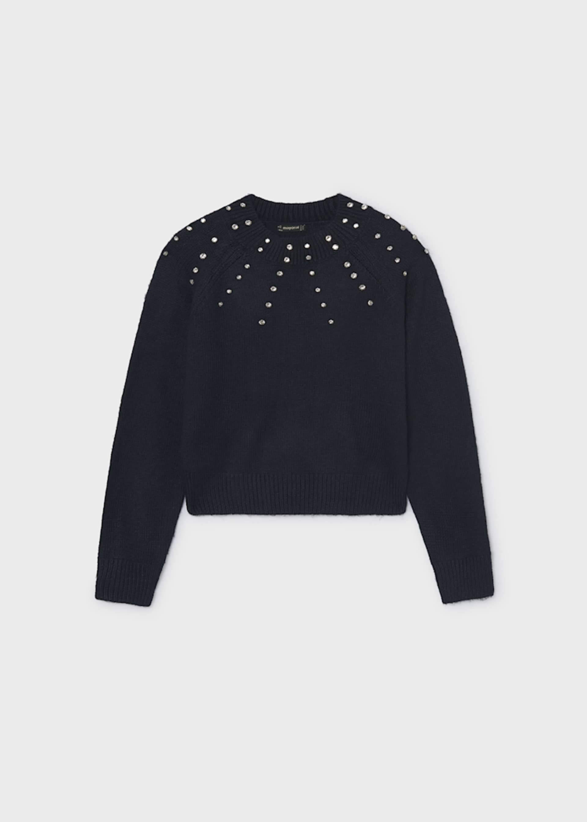 Girls' rhinestone jumper