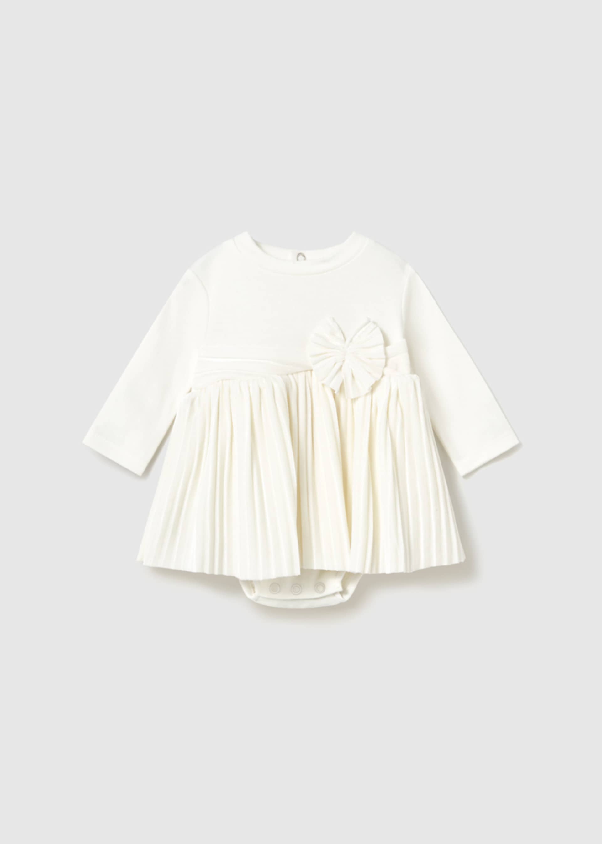 Newborn Babygrow Bow Dress Newborn Babygrow Bow Dress