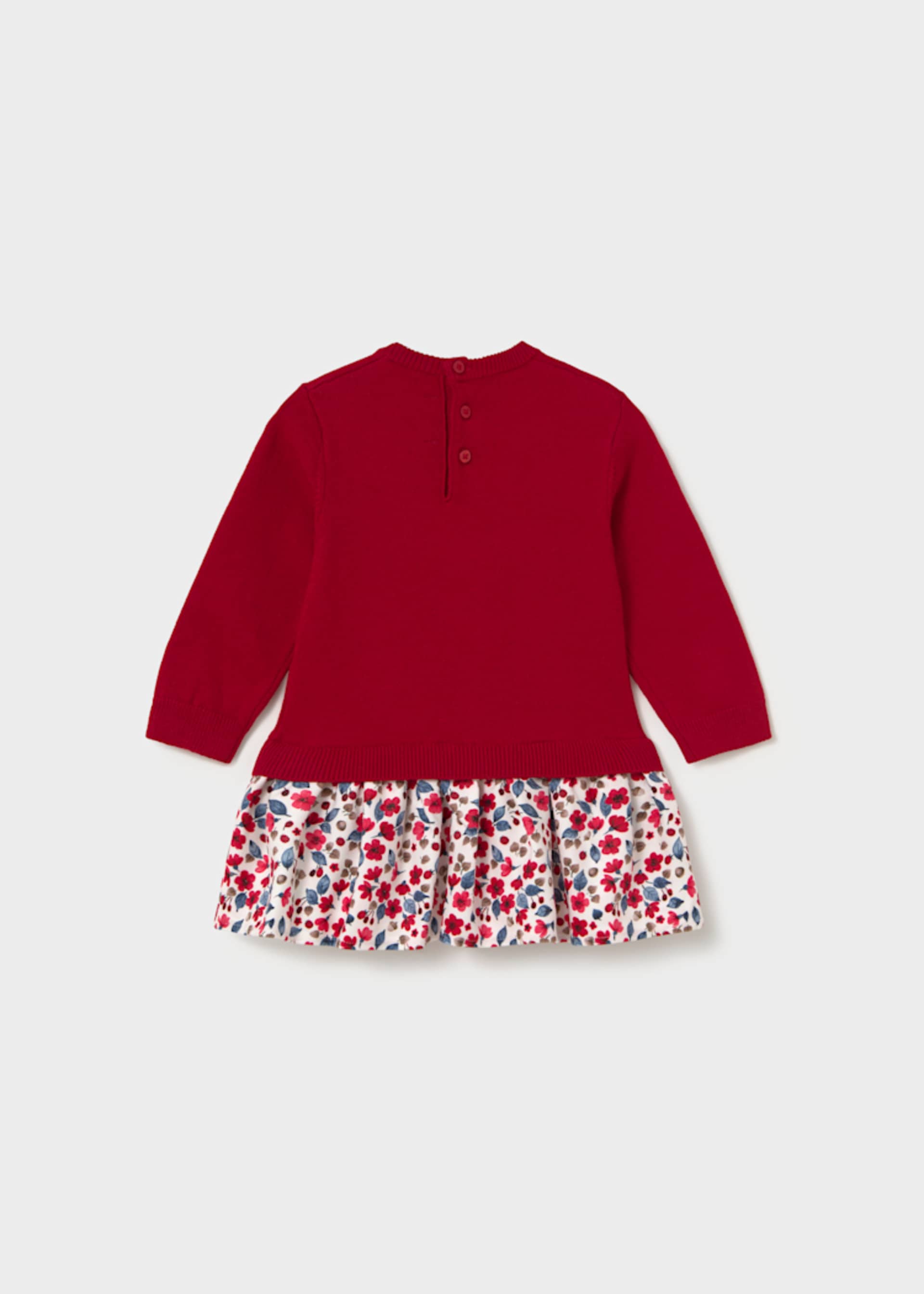 Baby knit combo dress