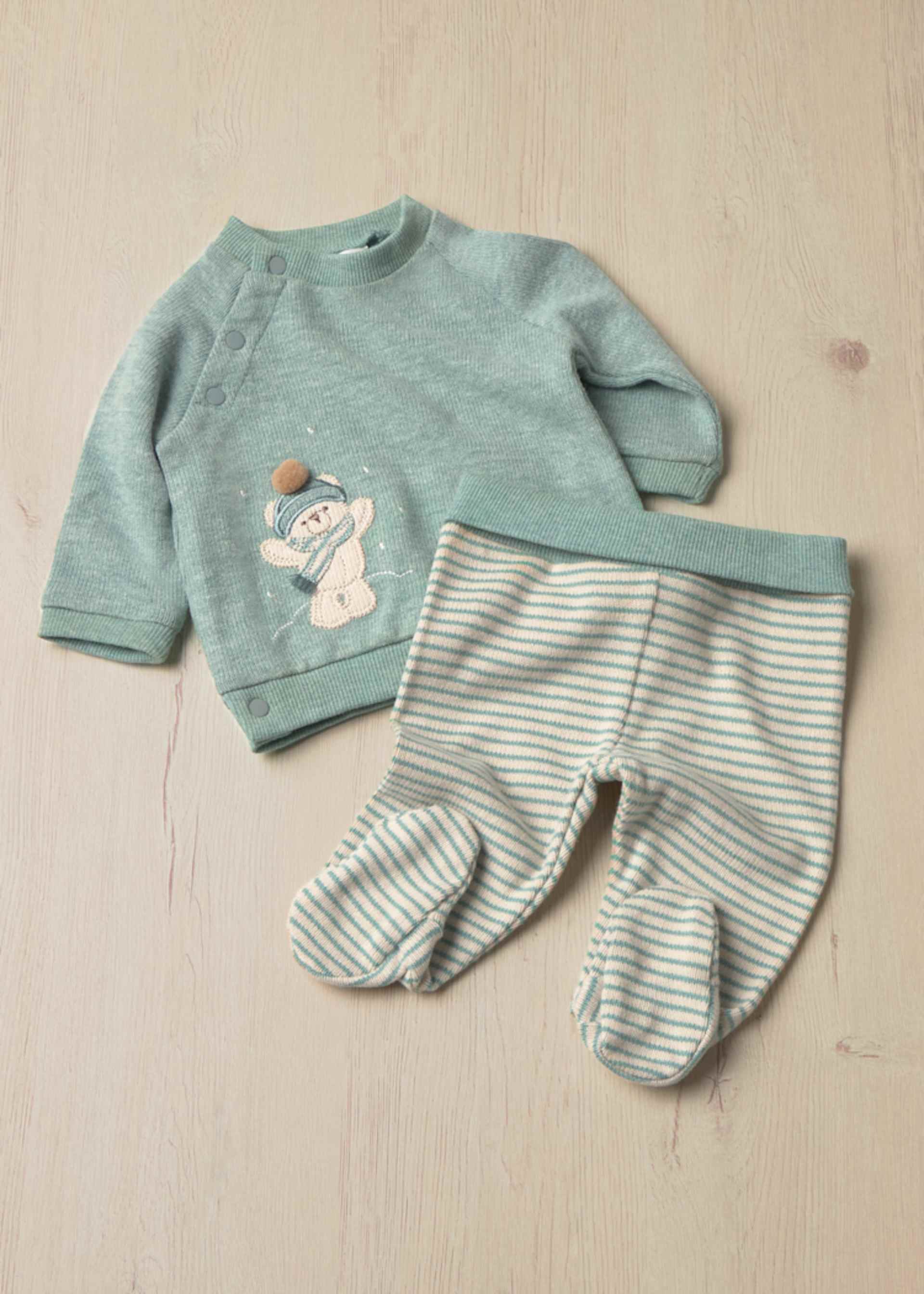 Newborn leg warmers and jumper set Newborn leg warmers and jumper set