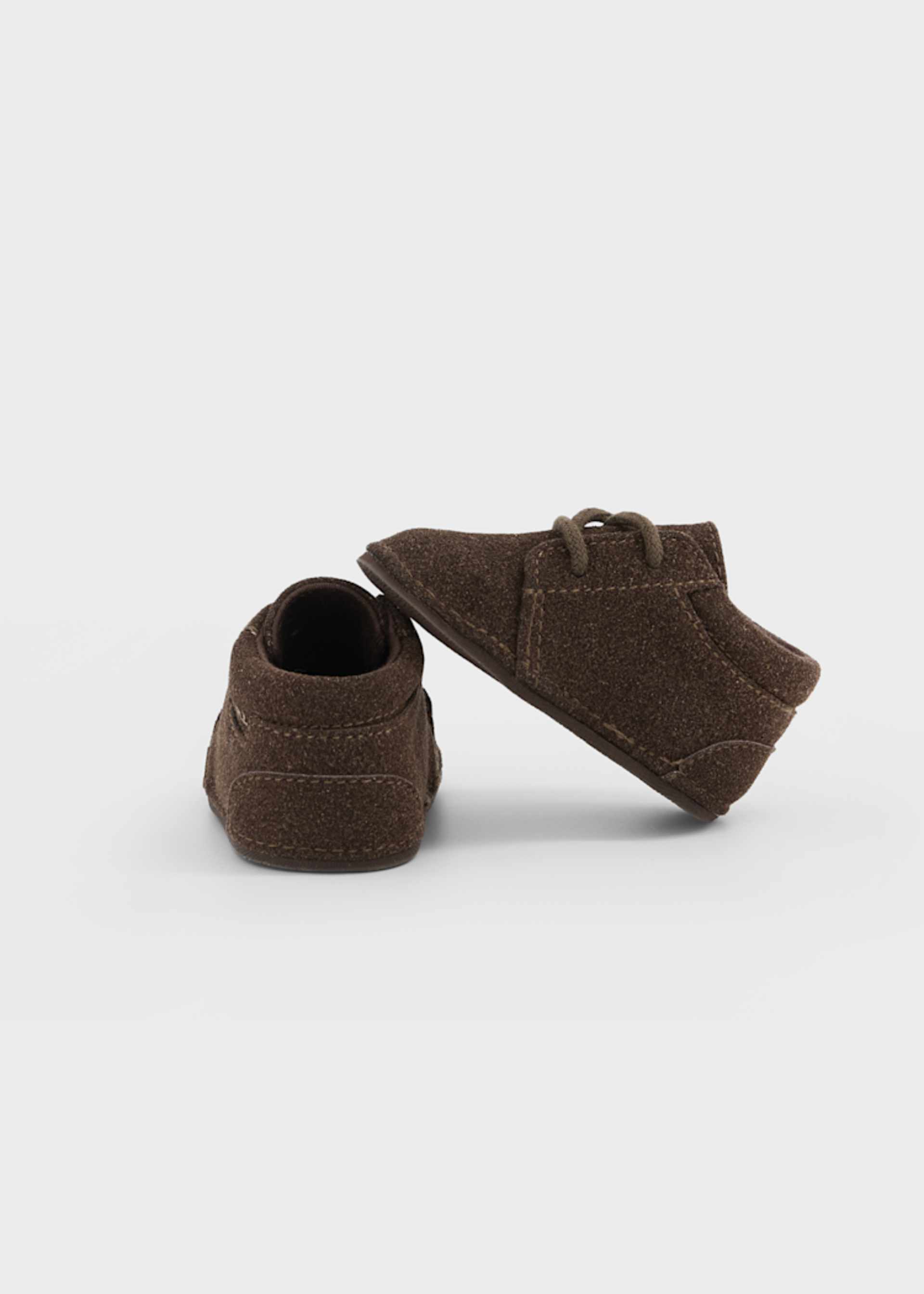 Newborn Boy Suede-Effect Boots