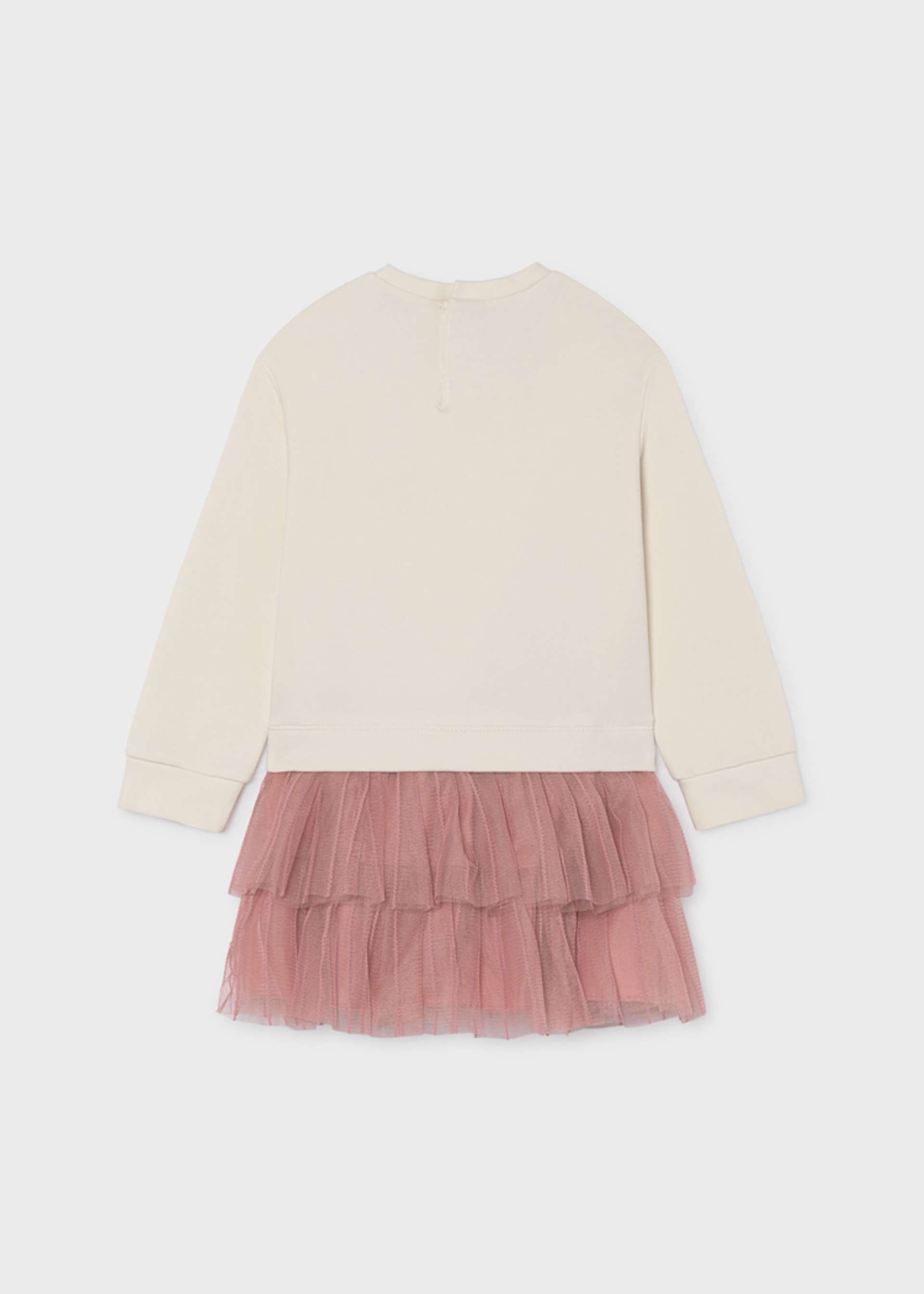 Robe combinée en tulle fille